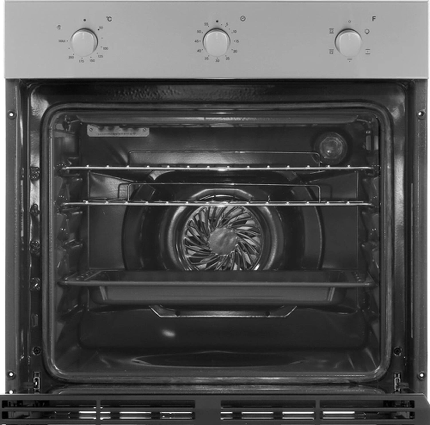 Духовой шкаф candy fcp502x e1 нержавеющая сталь черный