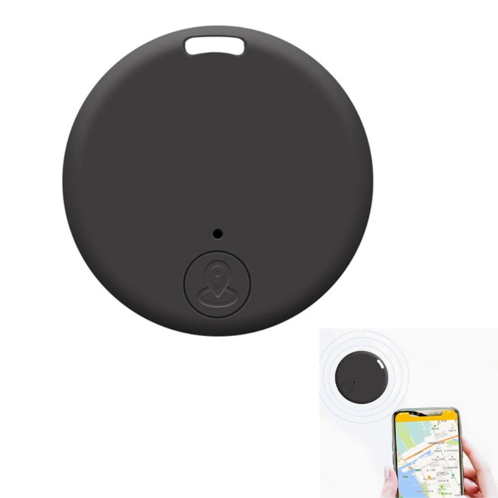 Трекер с защитой от потери Smart Tag Round Wireless Bluetooth 5.0 Tracker - черный