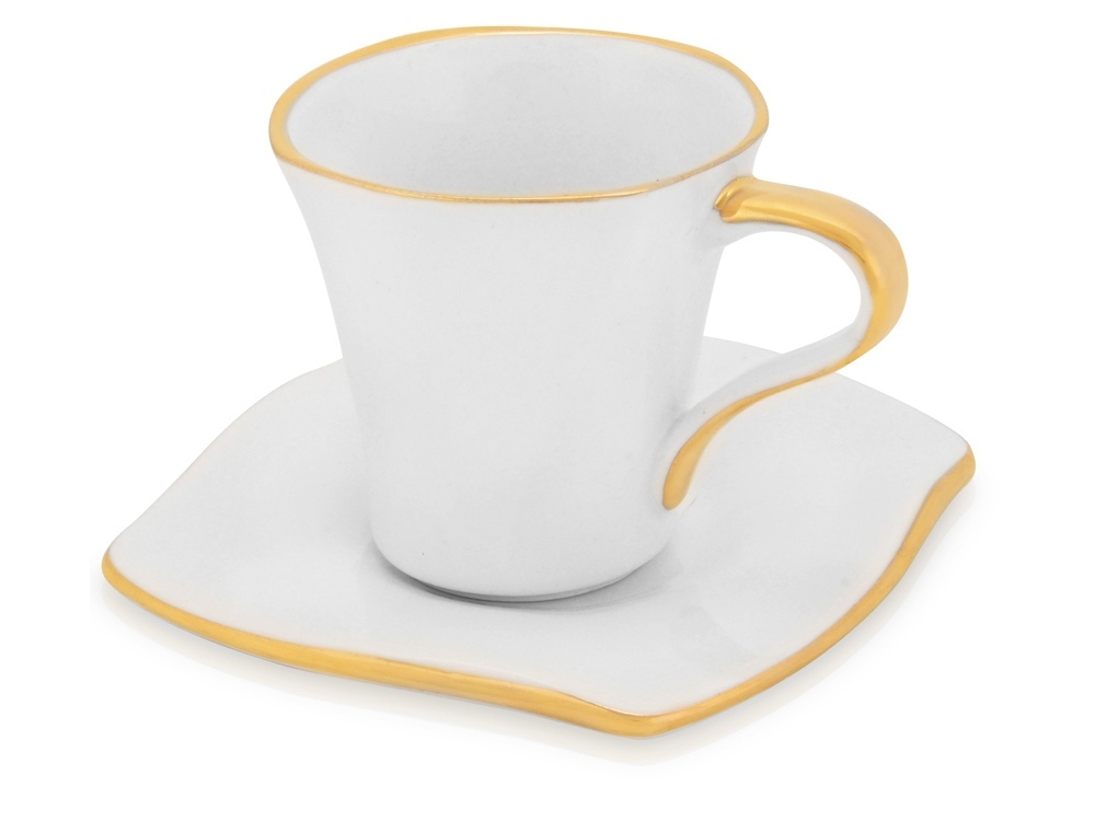 Чашка белая с золотом. Чайная пара Feyt, 100 мл. Чашка с блюдцем. Чашка с блюдцем для кофе. Кофейная чашка с блюдцем
