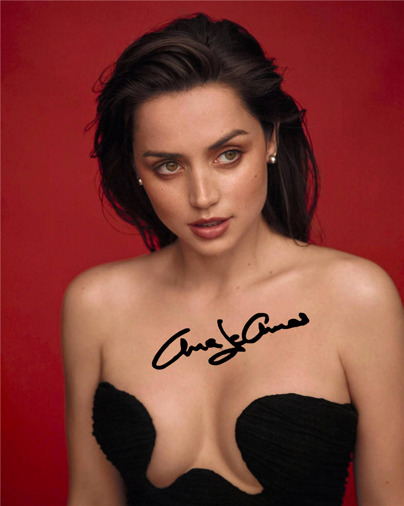 Анна армас горячие фото Автограф Ана де Армас - Автограф Ana De Armas Actress Model - Фото с автографом,