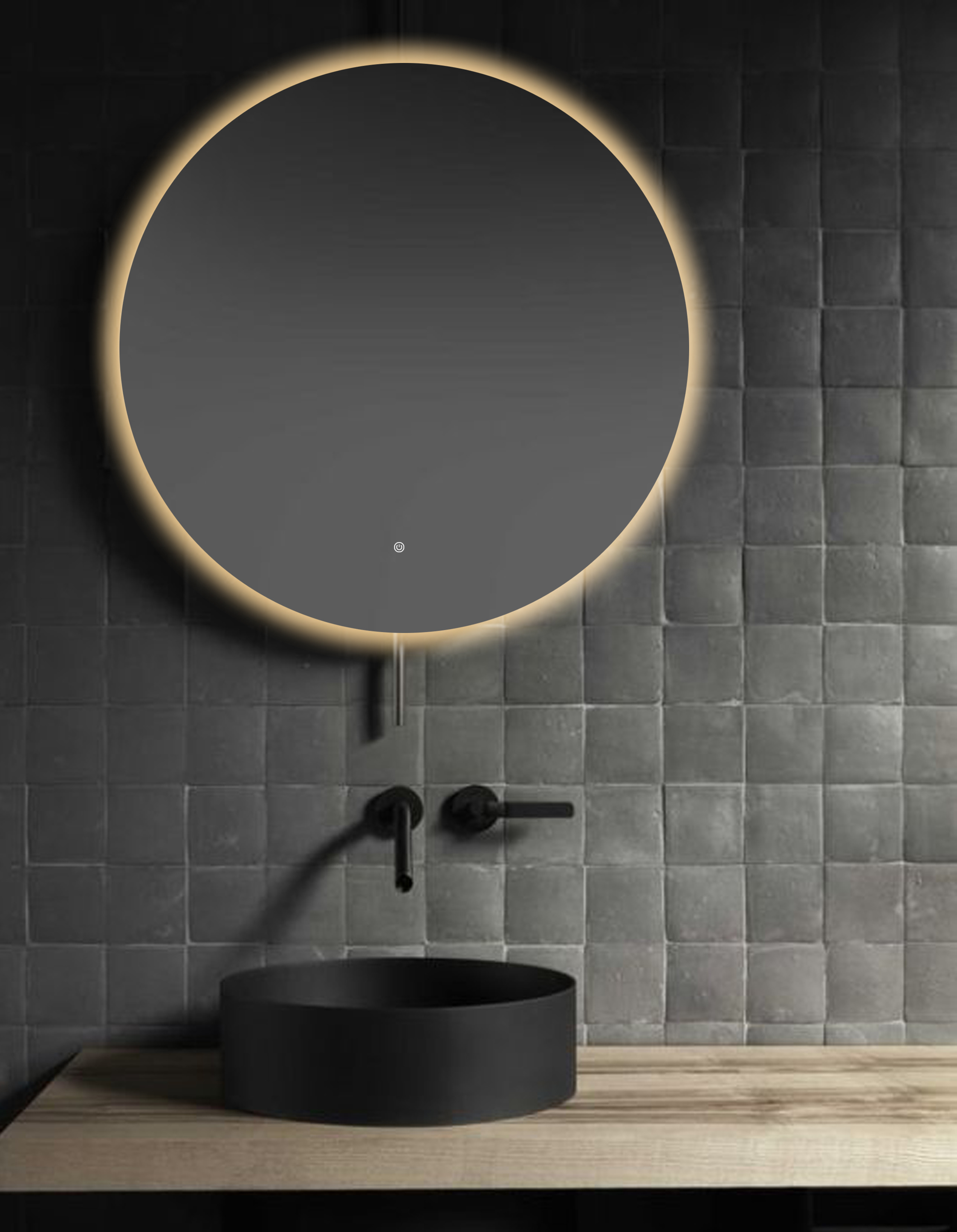 Зеркала moon. Зеркало моон. Зеркало круглое Парящее без рамы Moon d60 для ванны с led-подсветкой. Круглое зеркало с подсветкой в ванную 60см.