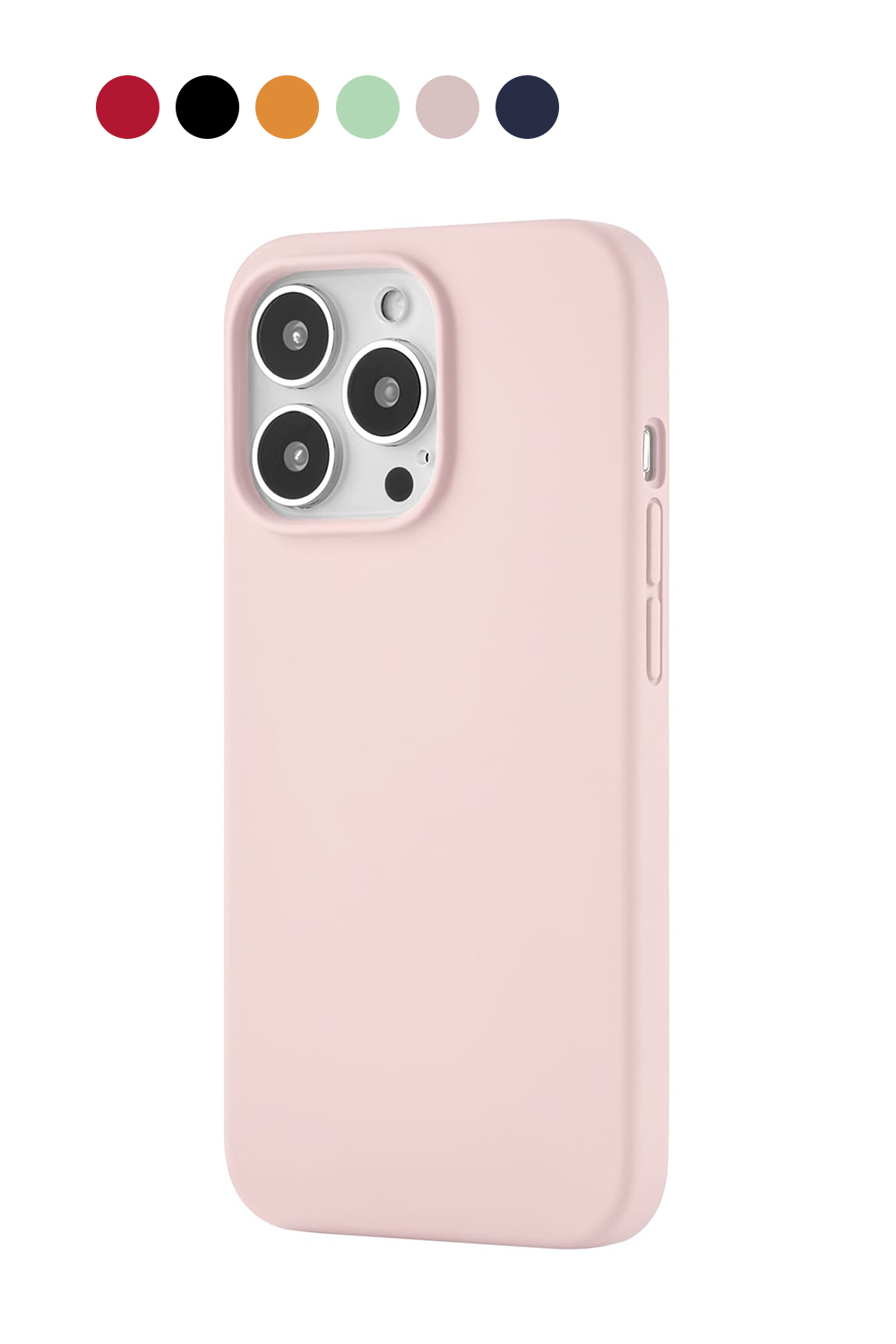 ЧехолuBearTouchCase(Liquidsilicone)дляiPhone13Pro,розовый