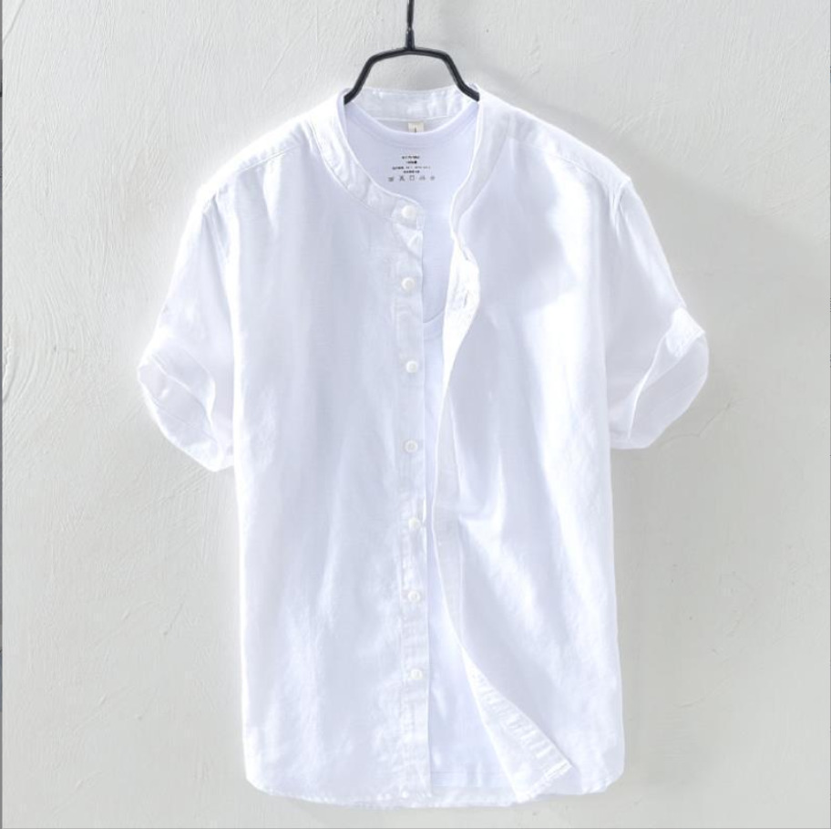 Рубашка Белая Льняная