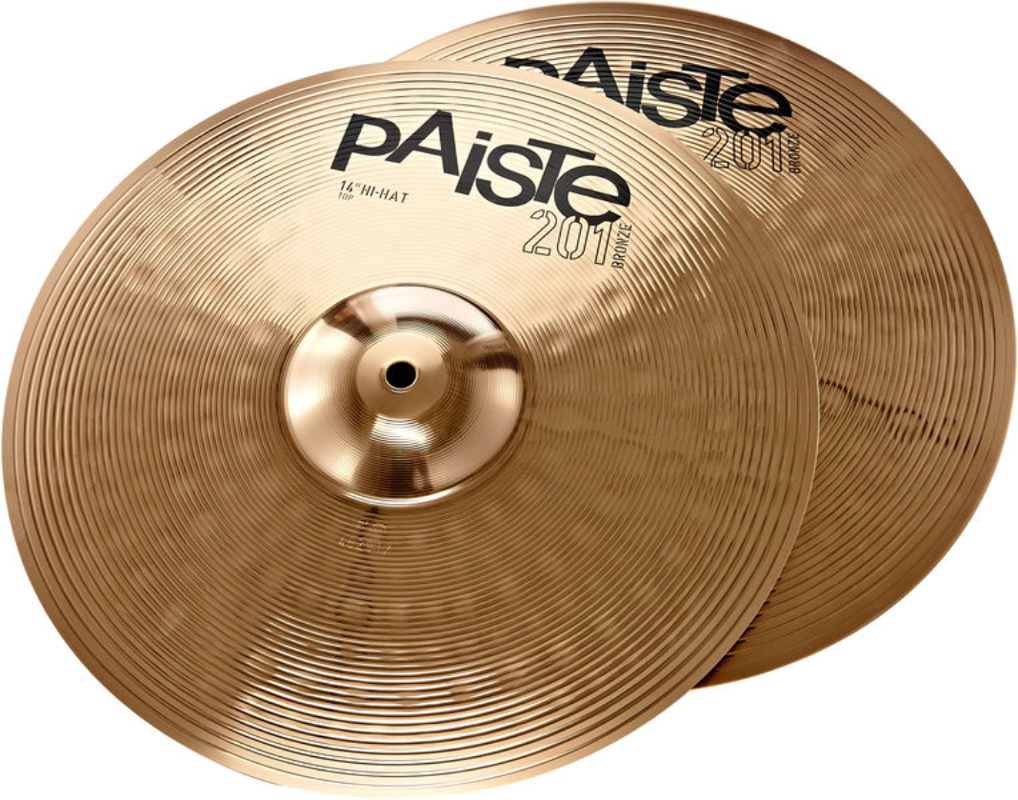 Тарелка Hi-Hat Paiste 201 Bronze Hi-Hat 14''(пара)