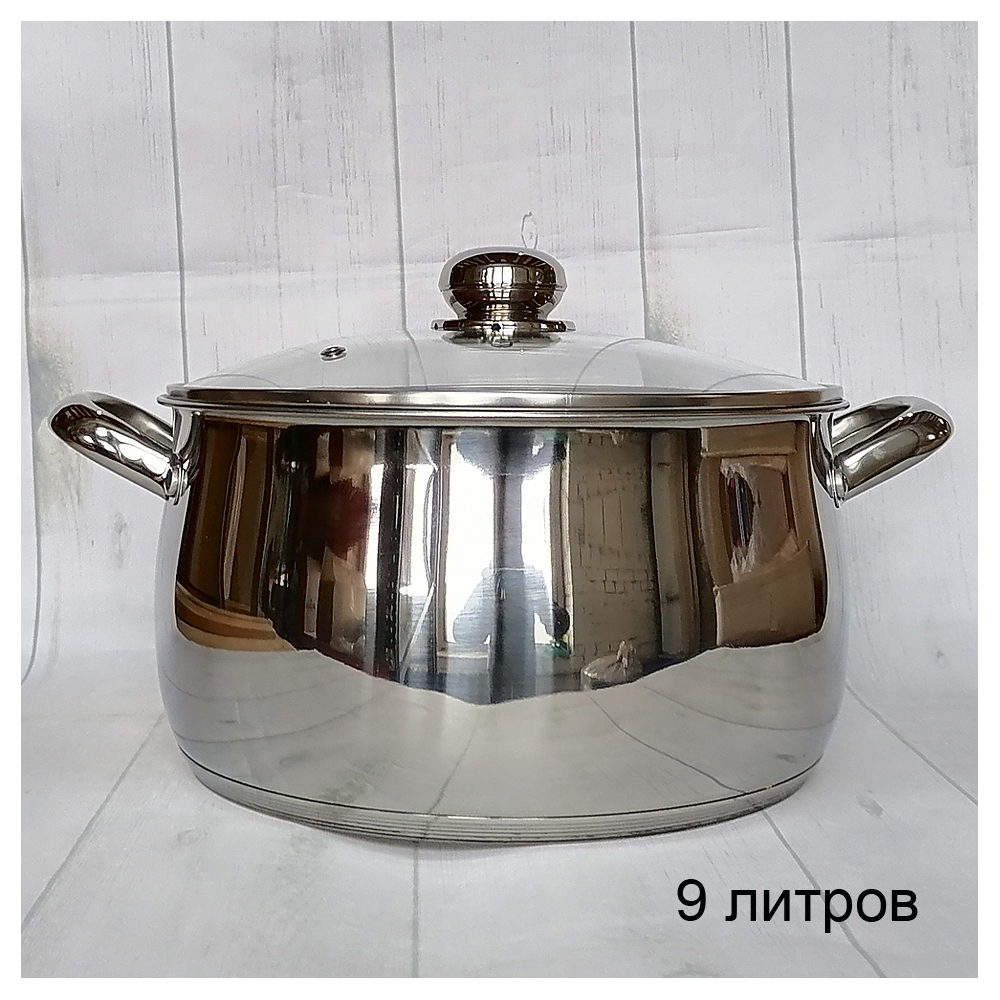 Российские кастрюли из нержавеющей стали купить в интернет-магазине OZON