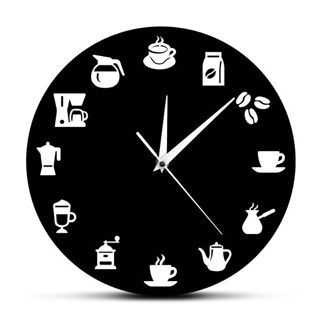 Часы в кафе