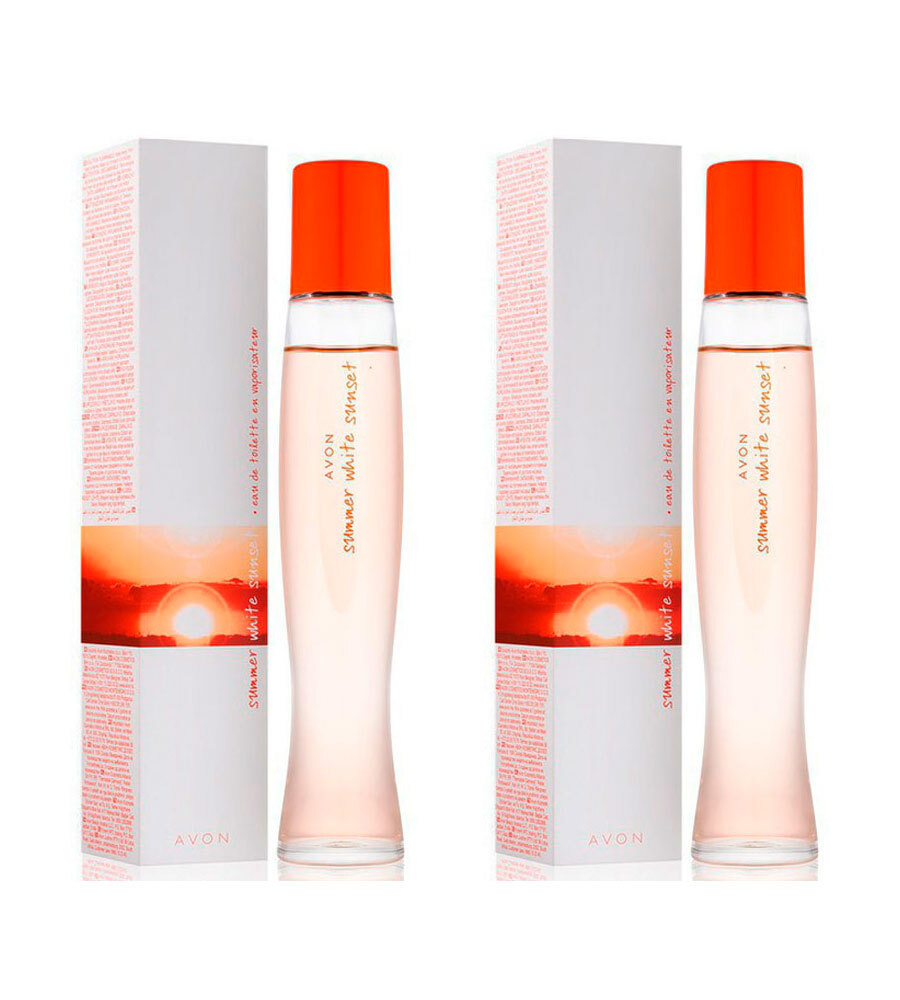 Avon summer отзывы. Avon Summer White Sunset туалетная вода 50 мл. Саммер Вайт Сансет эйвон.