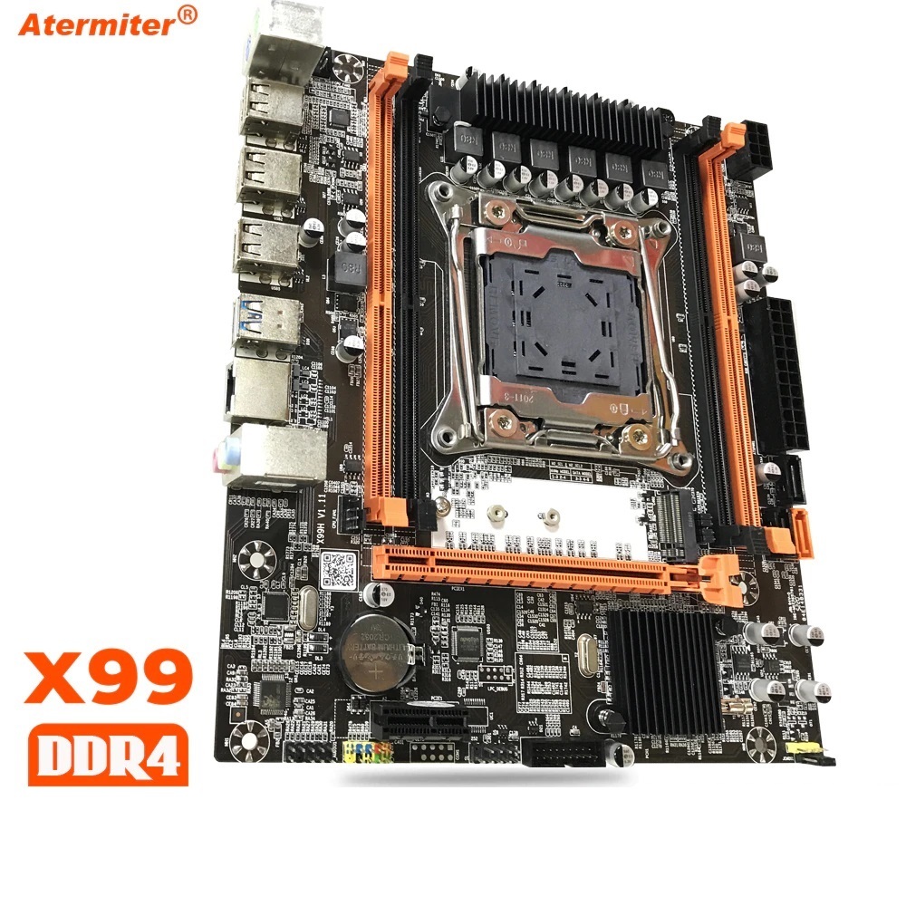 Atermiter Материнская плата X99 D4 2011v3 (NVME/SSD/DDR4)