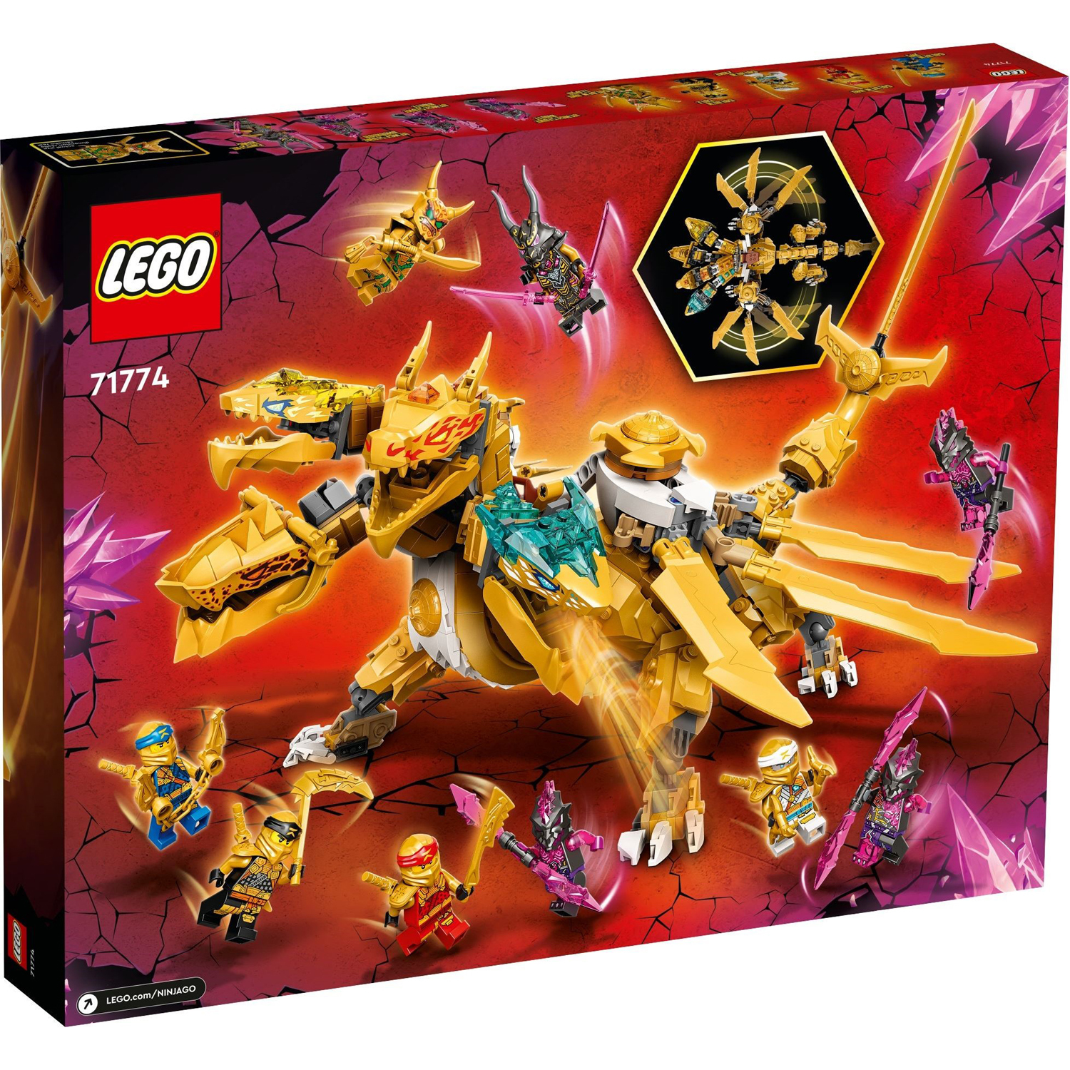 Лего Ниндзяго золотой дракон 2022