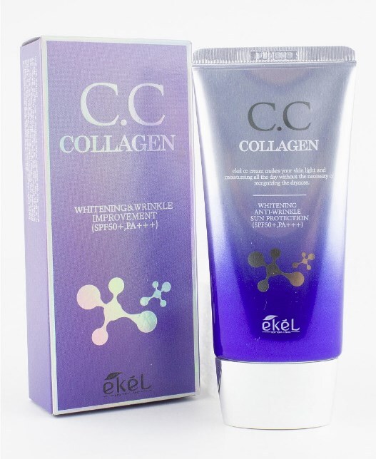 Ekel CC крем для лица CC Cream (Tube) Collagen SPF 50, 50 мл