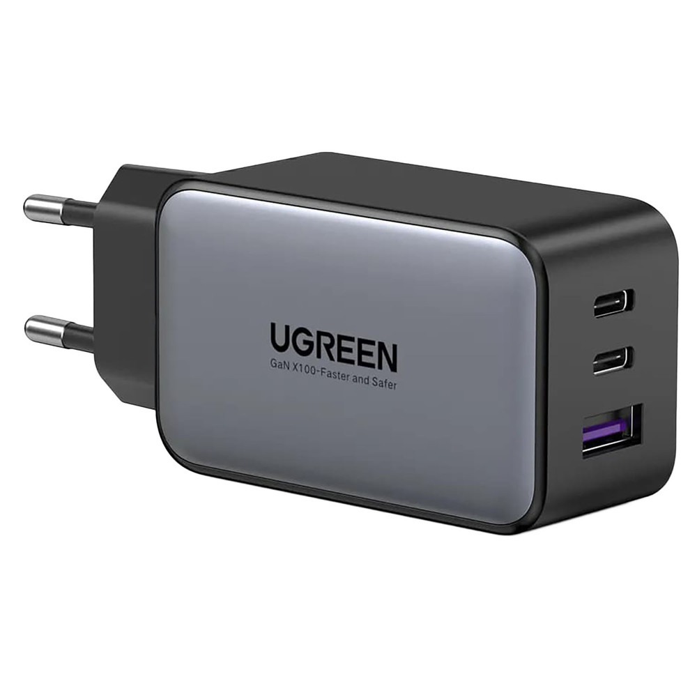 ЗарядноеустройствоUgreen65WGaNTechFastCharger(USB,USBType-C),чёрный