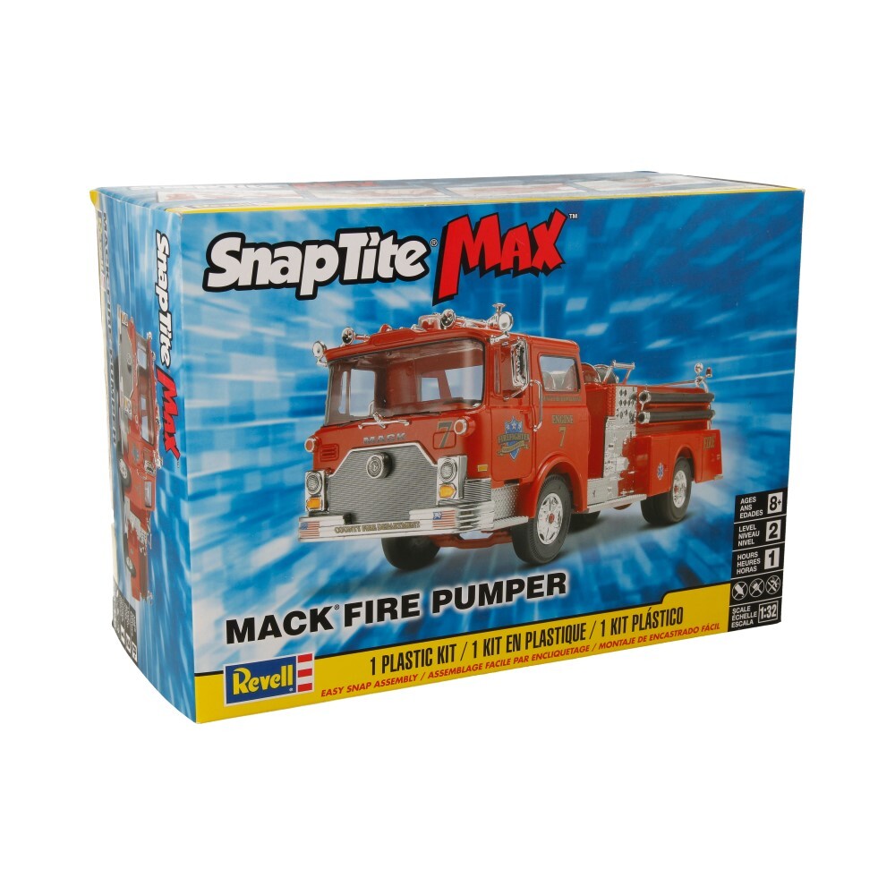 Revell 11225 Модель сборная Пожарная машина Max Mack Fire Pumper 1/32