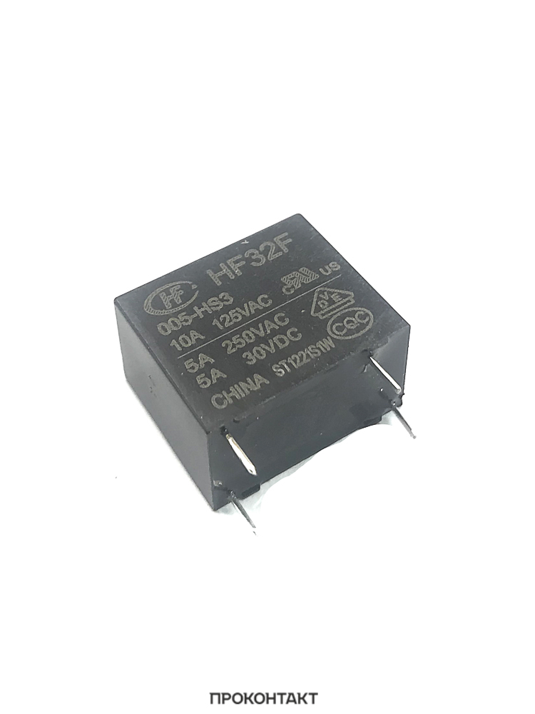 2штукиРеле32F(N/O)5VDC5A(JZC-32F-005-HS3)