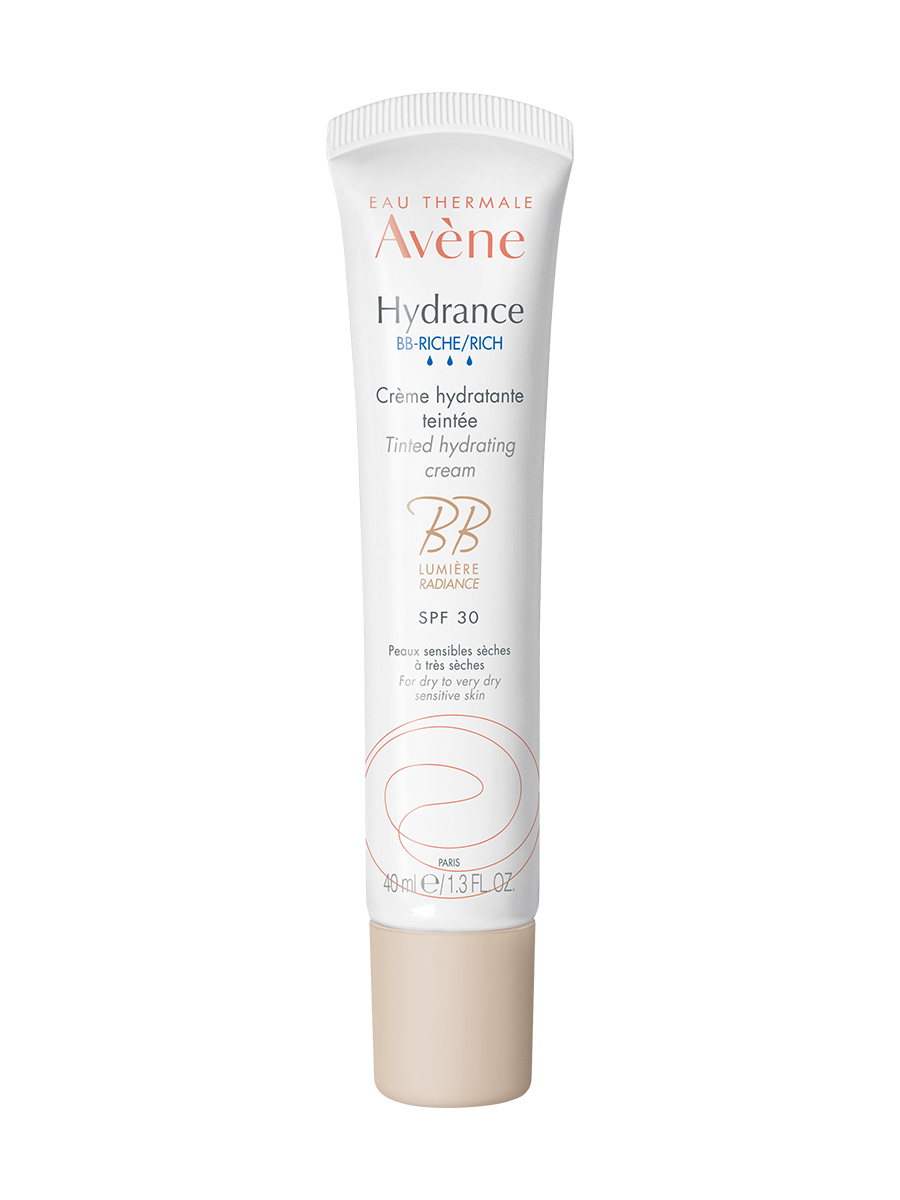 AVENE HYDRANCE BB-RICHE SPF30 Увлажняющий крем с тонирующим эффектом, 40 мл (Гидранс крем тонирующий)