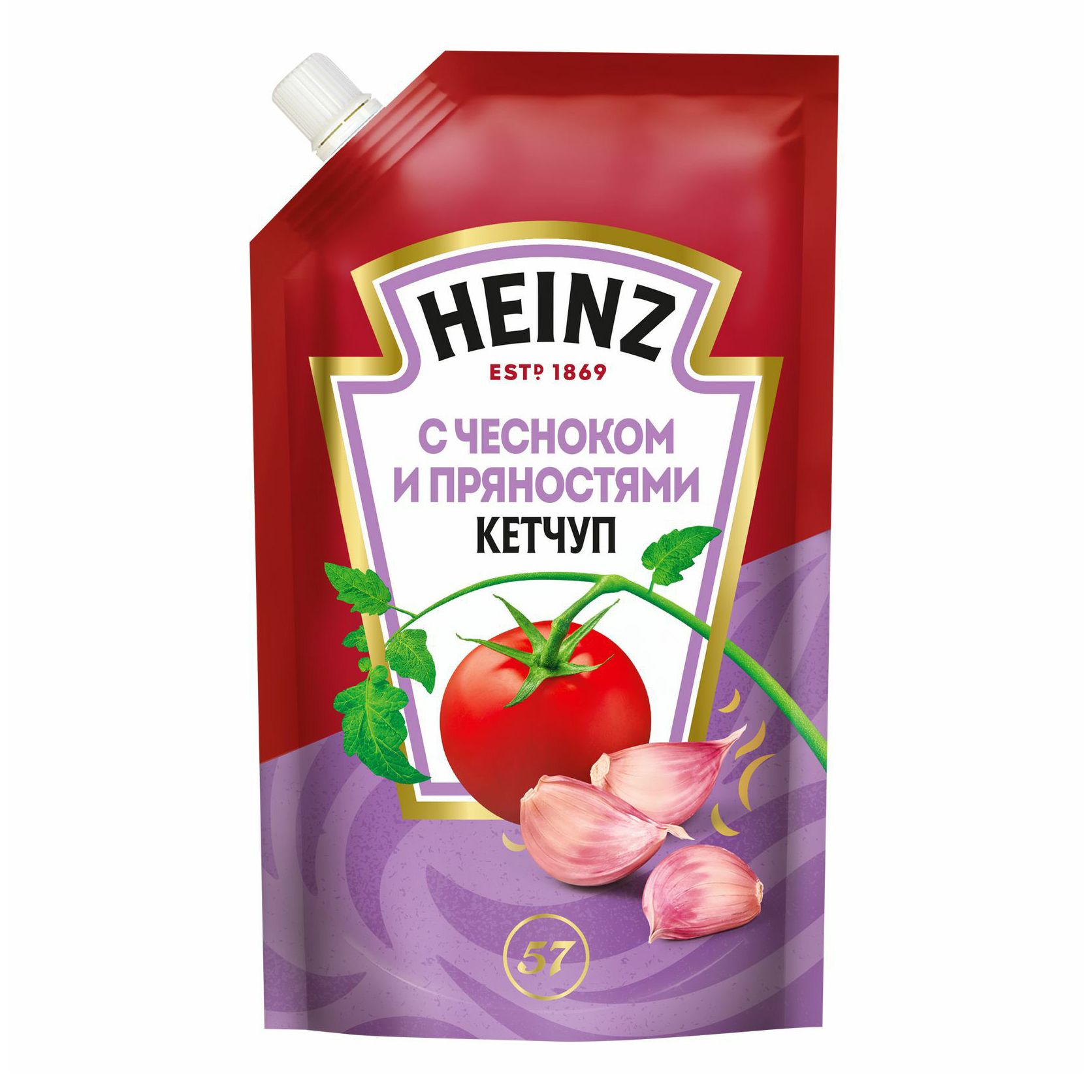 Кетчуп Heinz С чесноком и пряностями 320 г