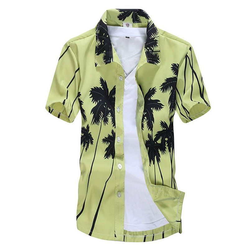 Рубашка с пальмами