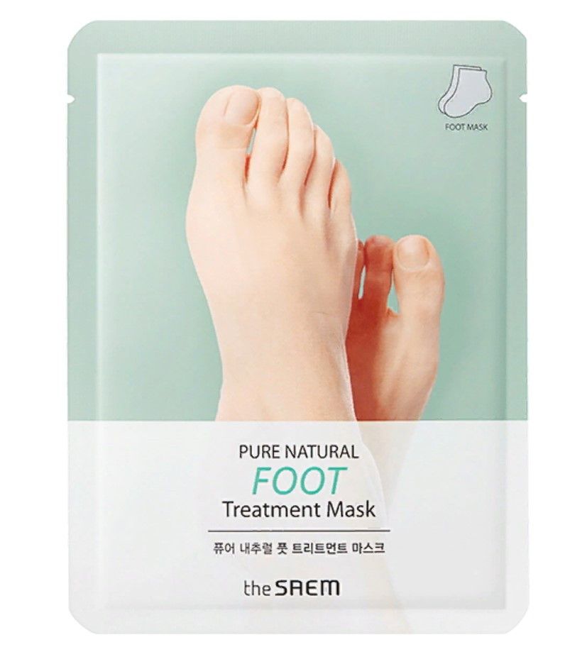 THE SAEM Маска д/ног PURE NATURAL Foot Treatment Mask 8гр 2