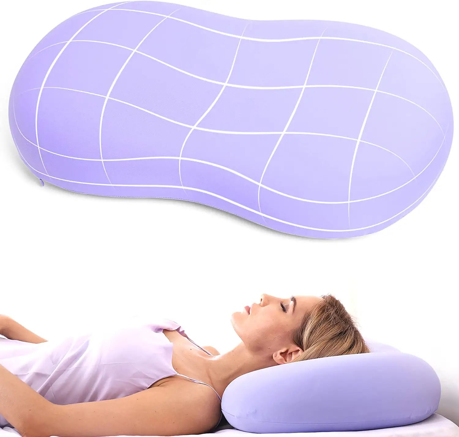 Как правильно спать на анатомической подушке фото