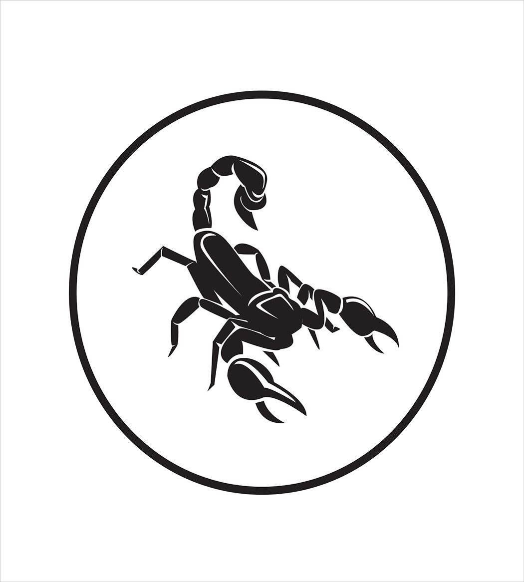 Скорпион логотип для печати