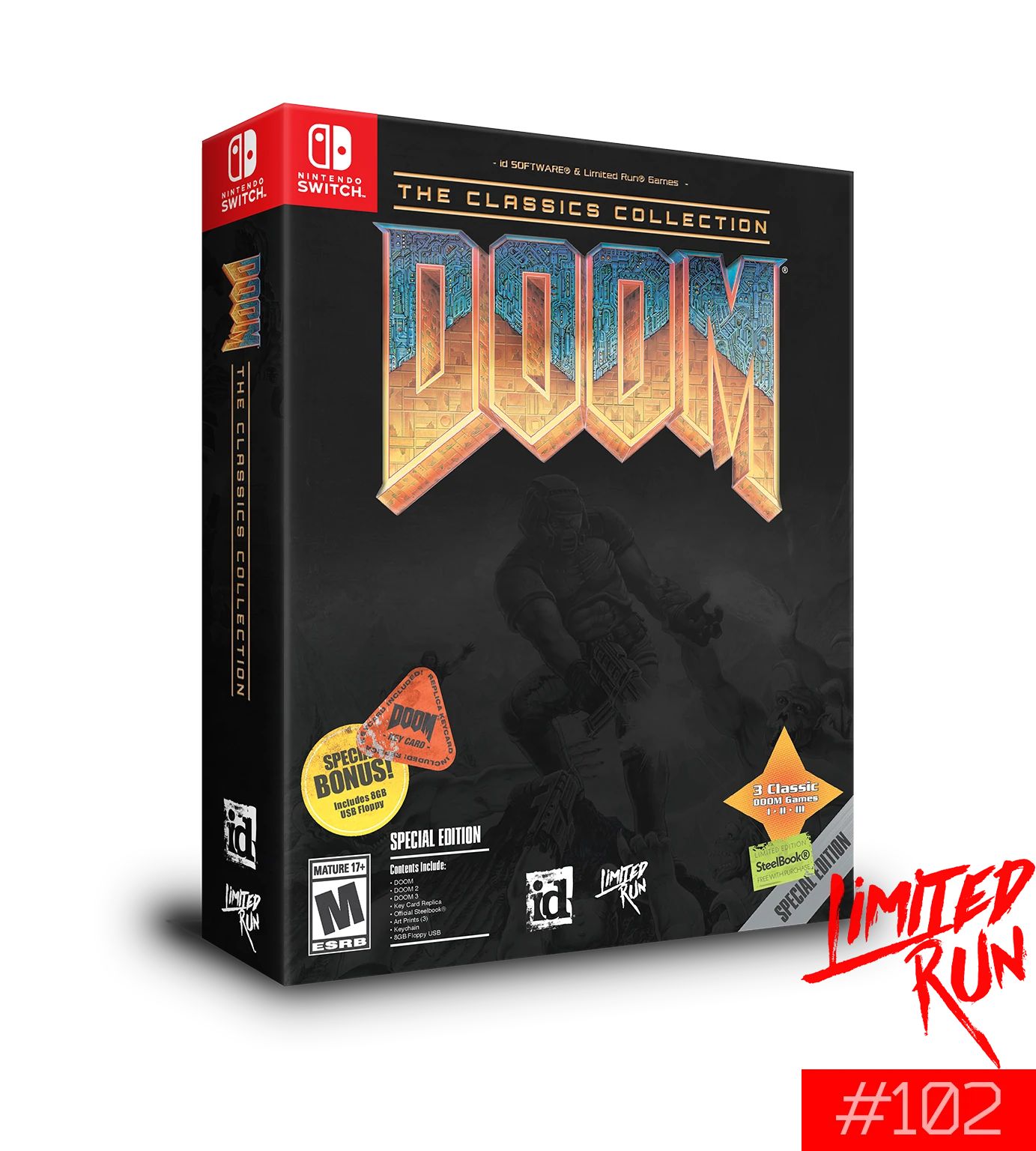 Игра Doom The Classics Collection Special Edition (NSW) (Nintendo Switch,  Английская версия) купить по низкой цене с доставкой в интернет-магазине  OZON (727615911)