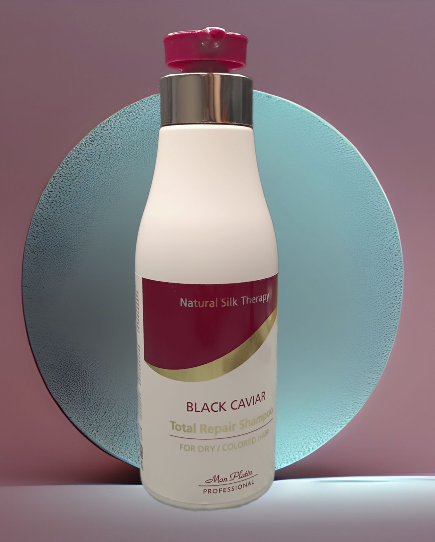 Коробка mon Platin professional. Natural Silk Therapy Black Caviar total blonde hair Mask mon Platin professional.