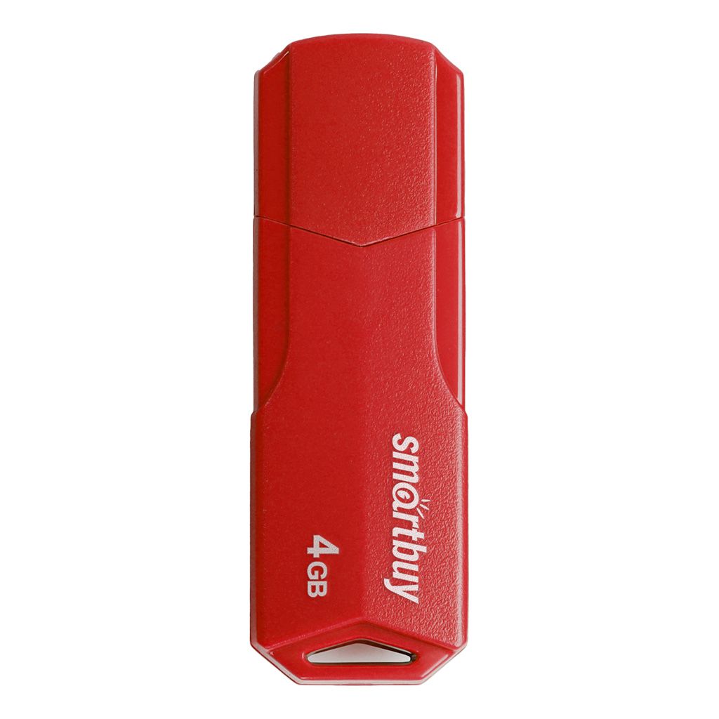 Флешка USB SmartBuy 004GB CLUE, красный