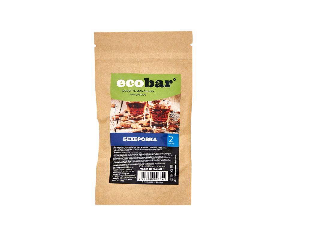 Настойка ECOBAR: Бехеровка / набор для приготовления на самогоне, водке,  спирте - купить с доставкой по выгодным ценам в интернет-магазине OZON  (768855267)