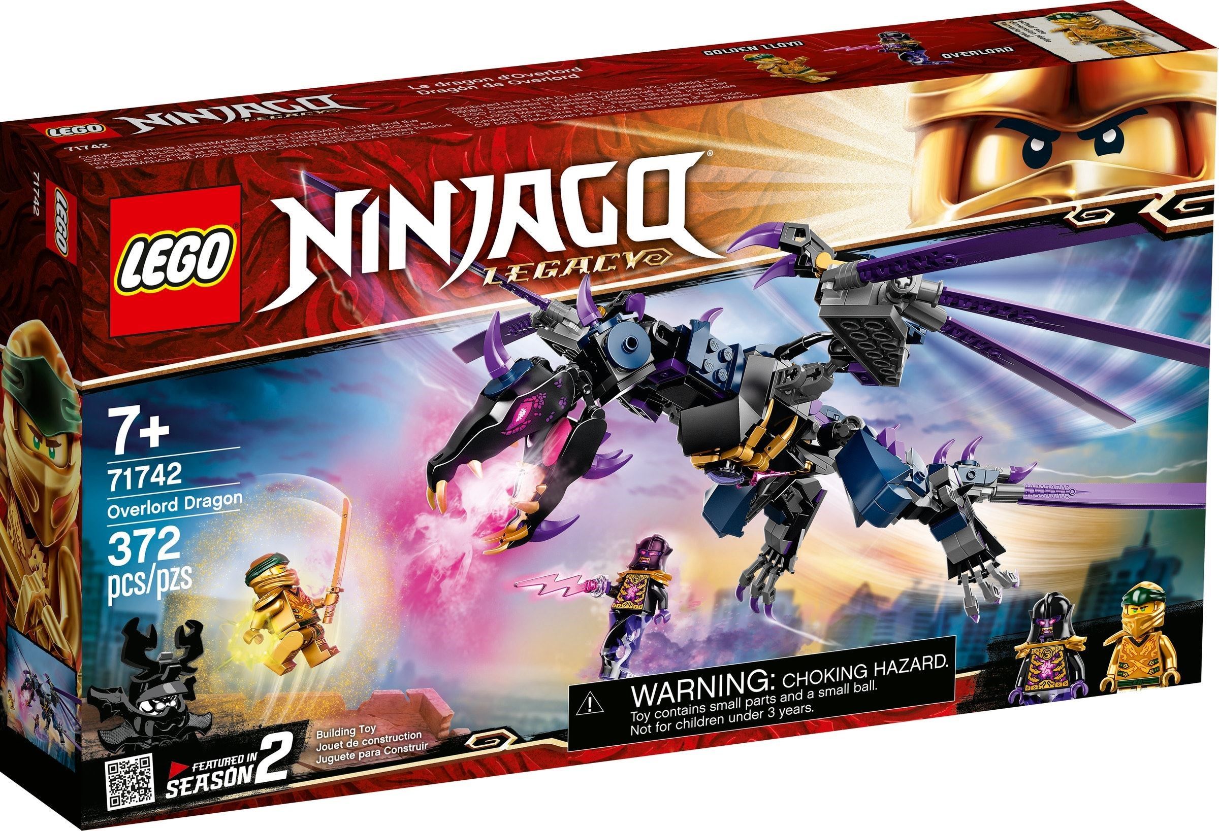 Lego Ninjago Дракон Оверлорда 71742 — купить в интернет-магазине OZON по  выгодной цене