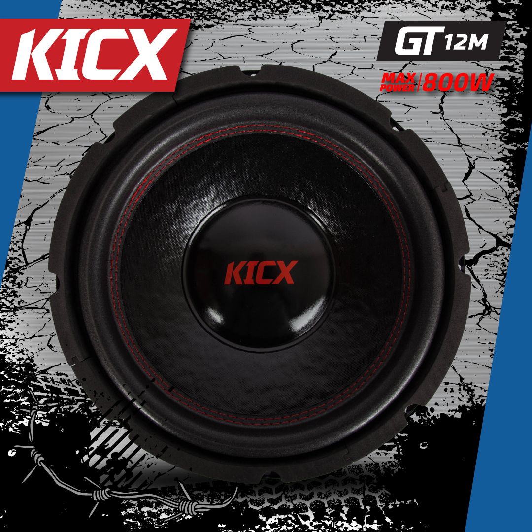 Сабвуферный динамик Kicx GT 12M (30 см. 800 Вт ). - купить по выгодной цене  в интернет-магазине OZON, гарантия 12 месяцев (694009015)