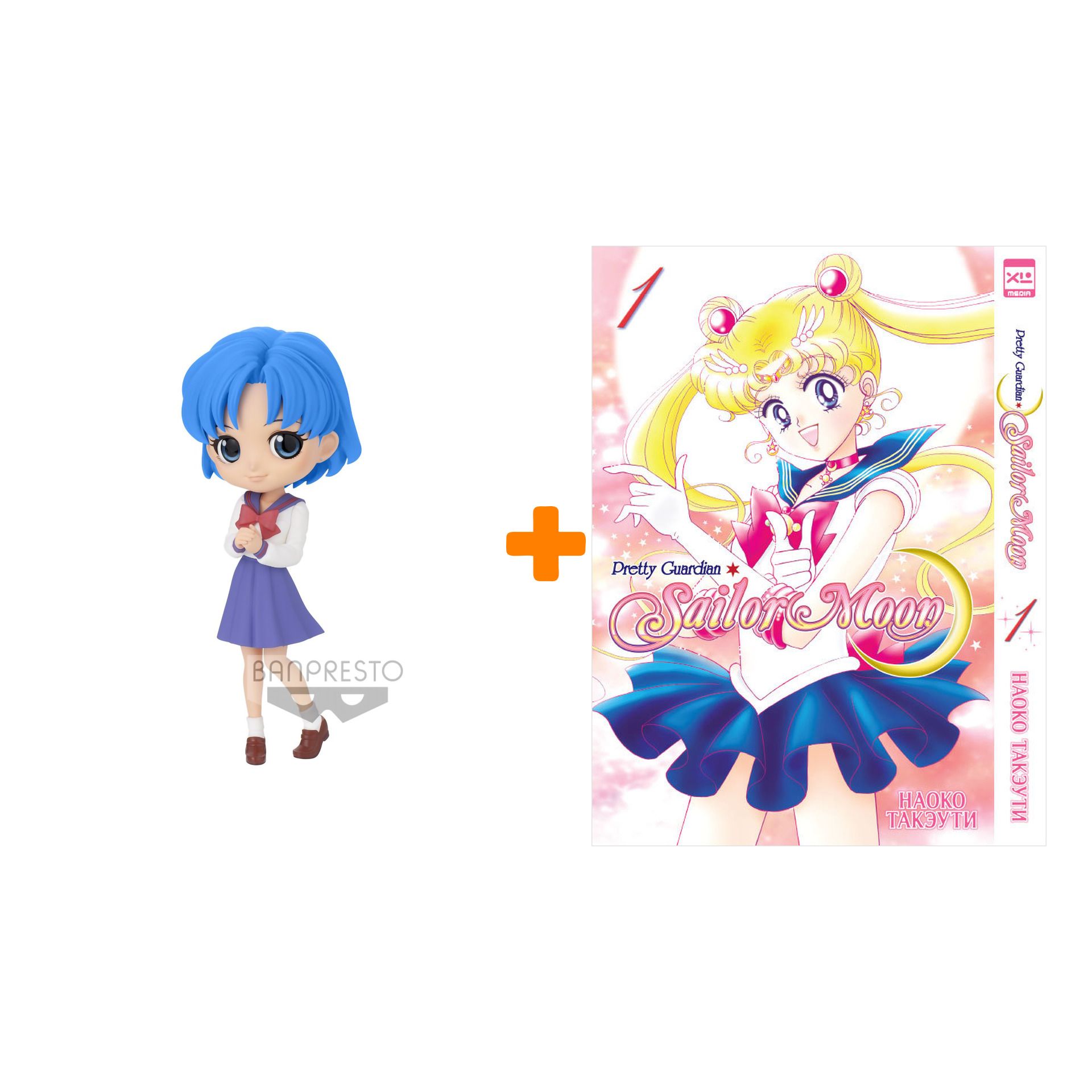 Том 1 Описание фигурки Q Posket <b>Sailor</b> <b>Moon</b> Eternal Ami Mizuno Version: Фиг...