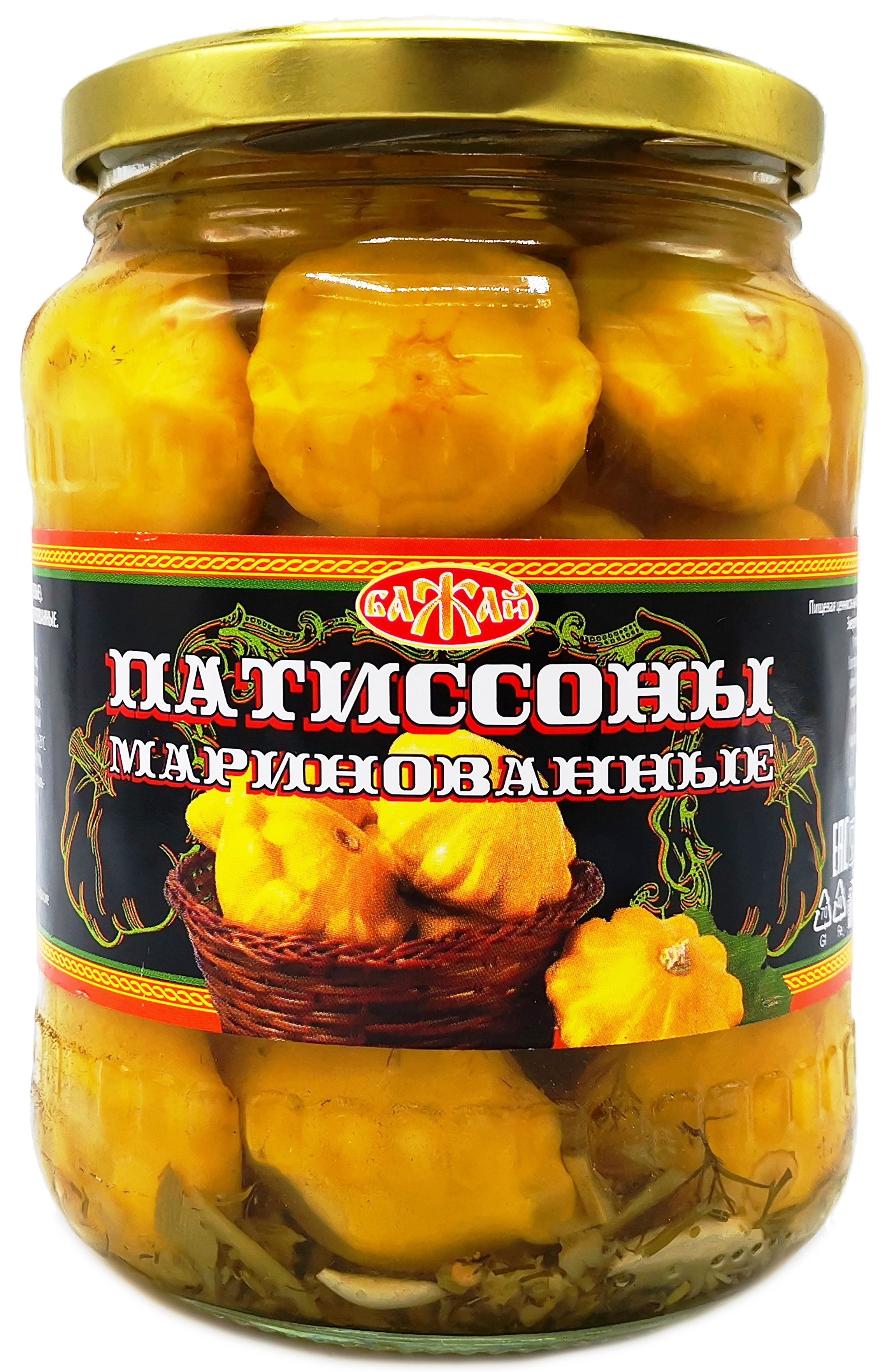 Маринованные патиссоны