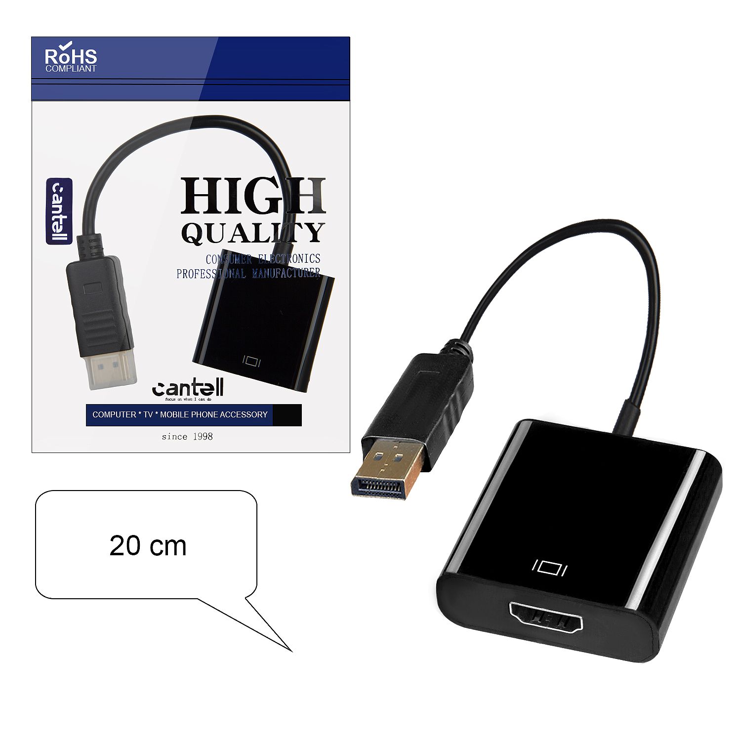 Кабель DisplayPort, HDMI Lisse DPhdmi - купить по низкой цене в  интернет-магазине OZON (884288656)