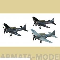 Сборная модель Hasegawa 72147 Набор палубной авиации U.S. NAVY CARRIER-BASED AIRCRAFT SET 1/700