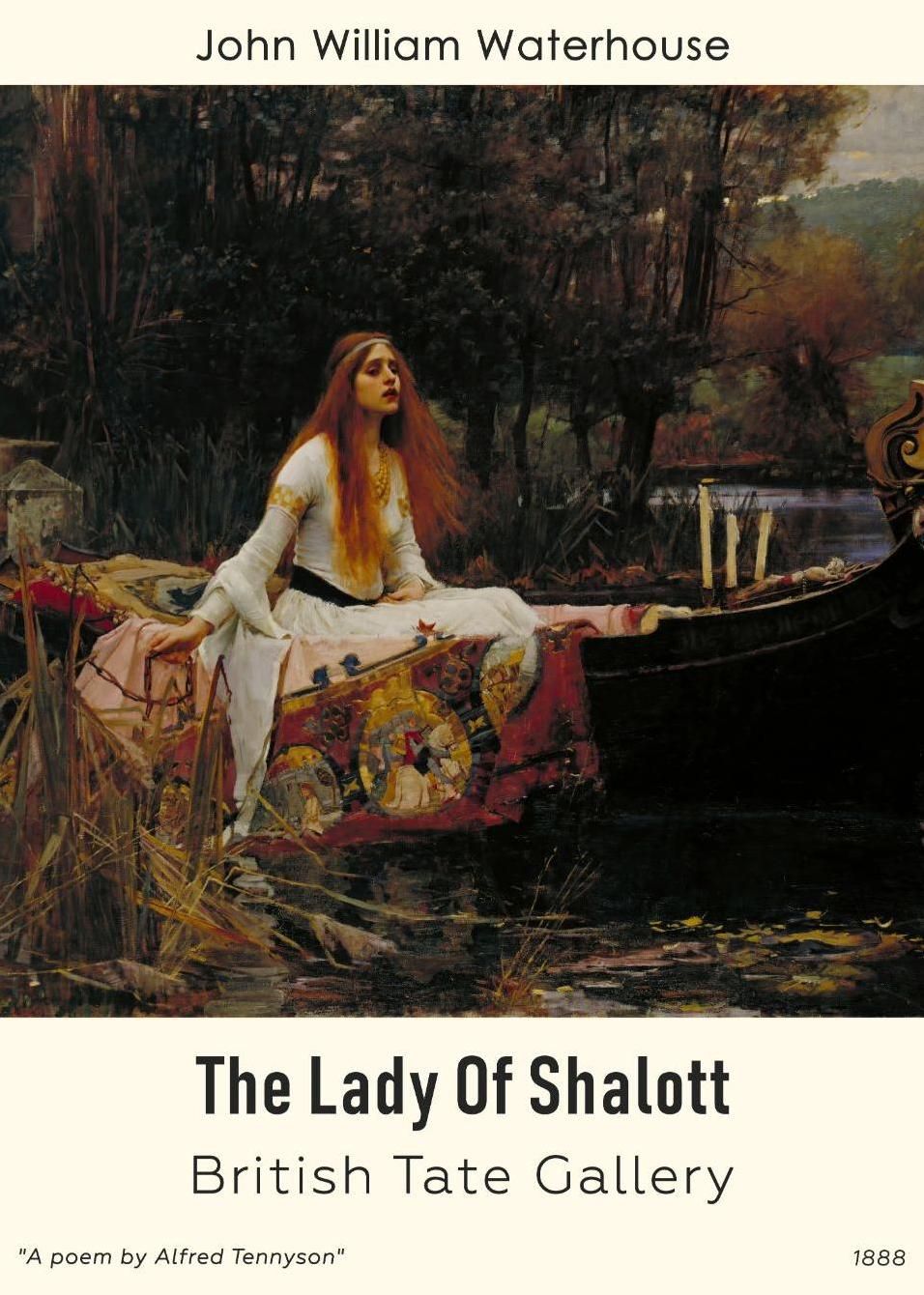 The lady of shalott картина