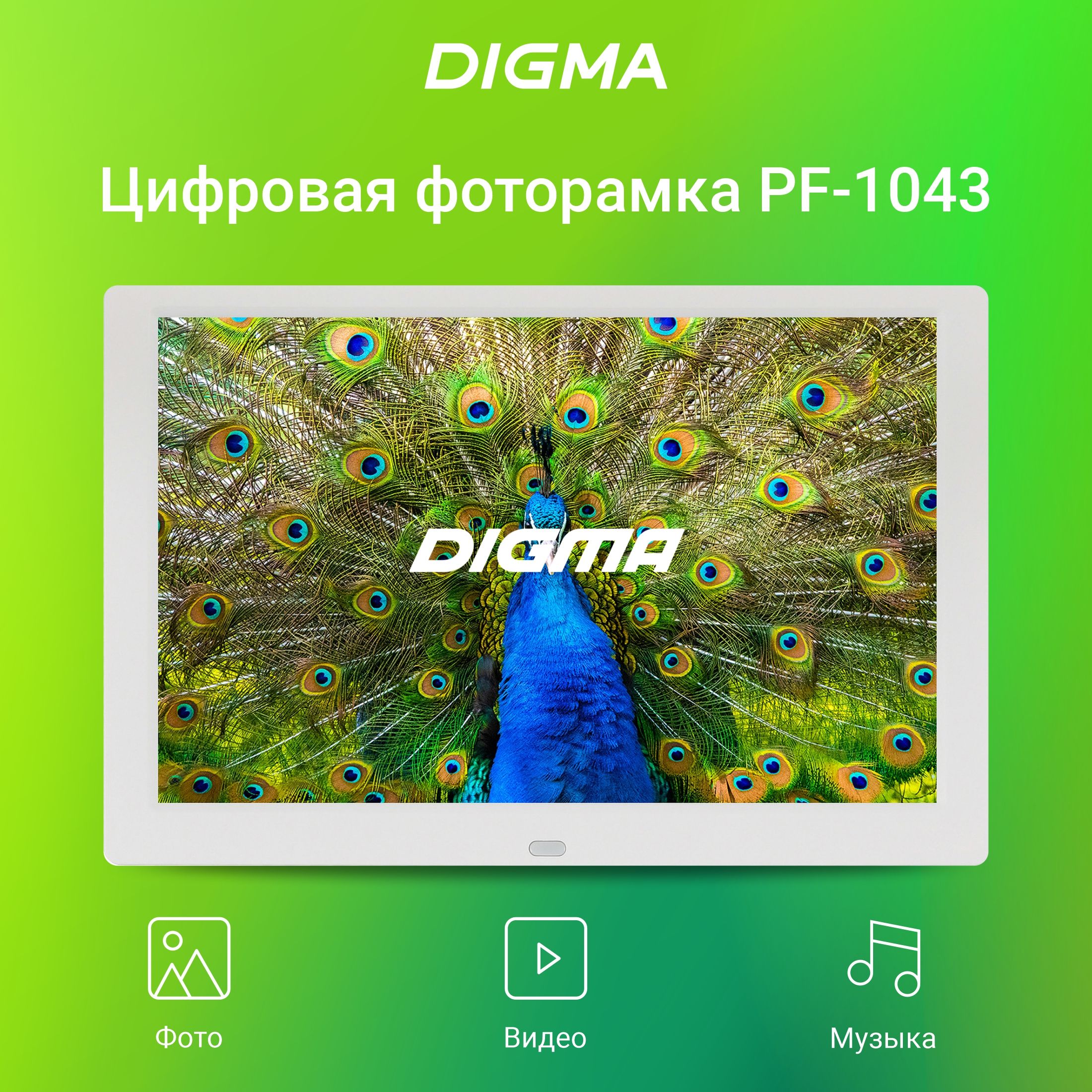 Цифровая фоторамка Digma 10.1