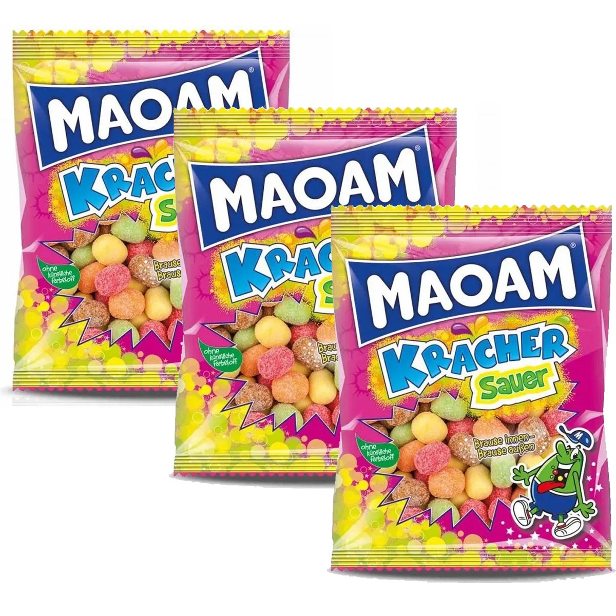 Конфеты драже Haribo Maoam Kracher 200г