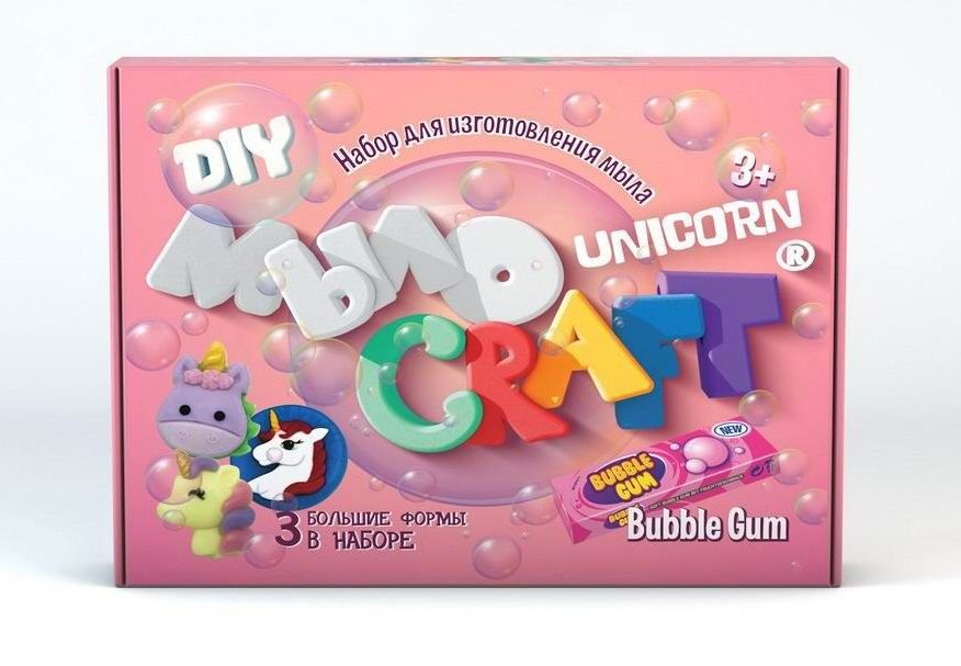 Набор для творчества ВИСМА Юный химик Мыло Craft Unicorn Бабл Гам