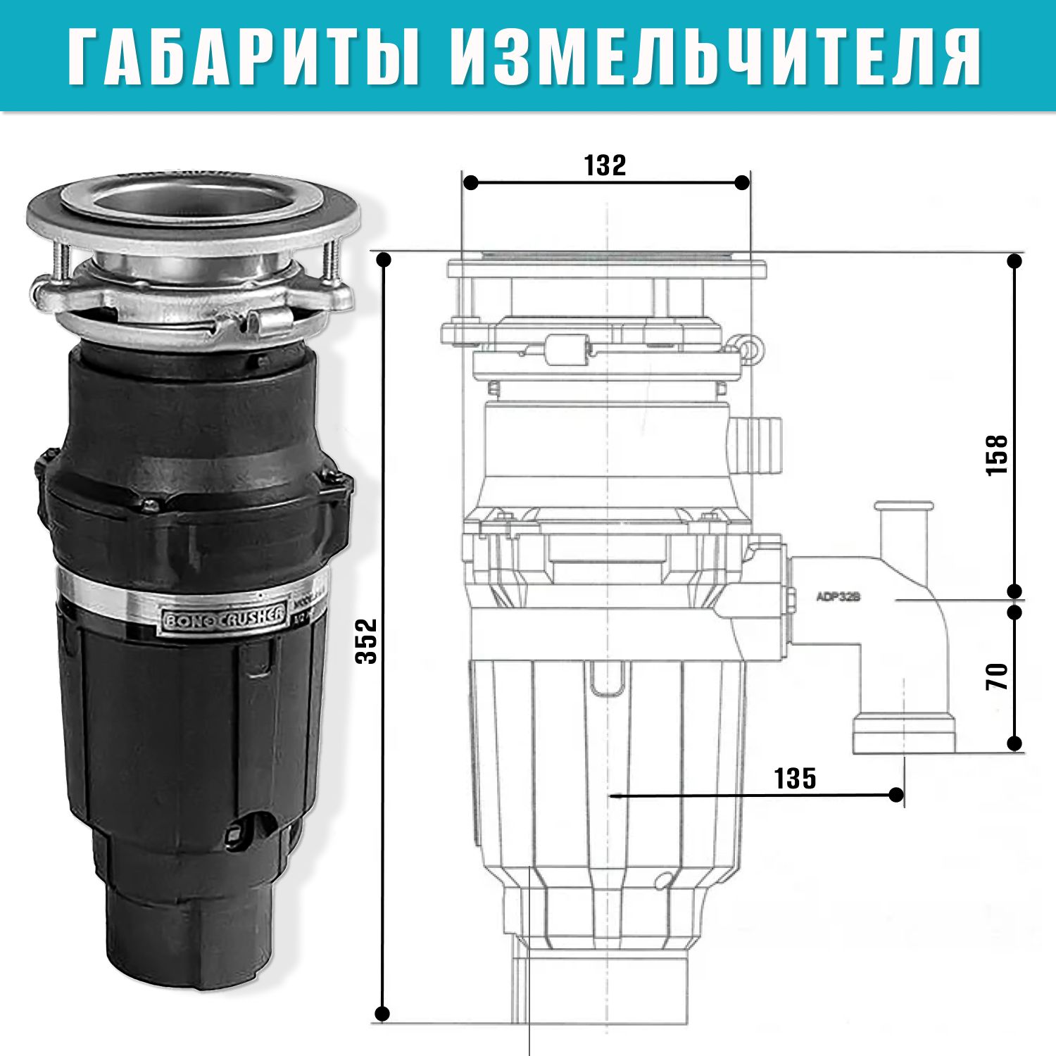 в какую раковину можно установить измельчитель