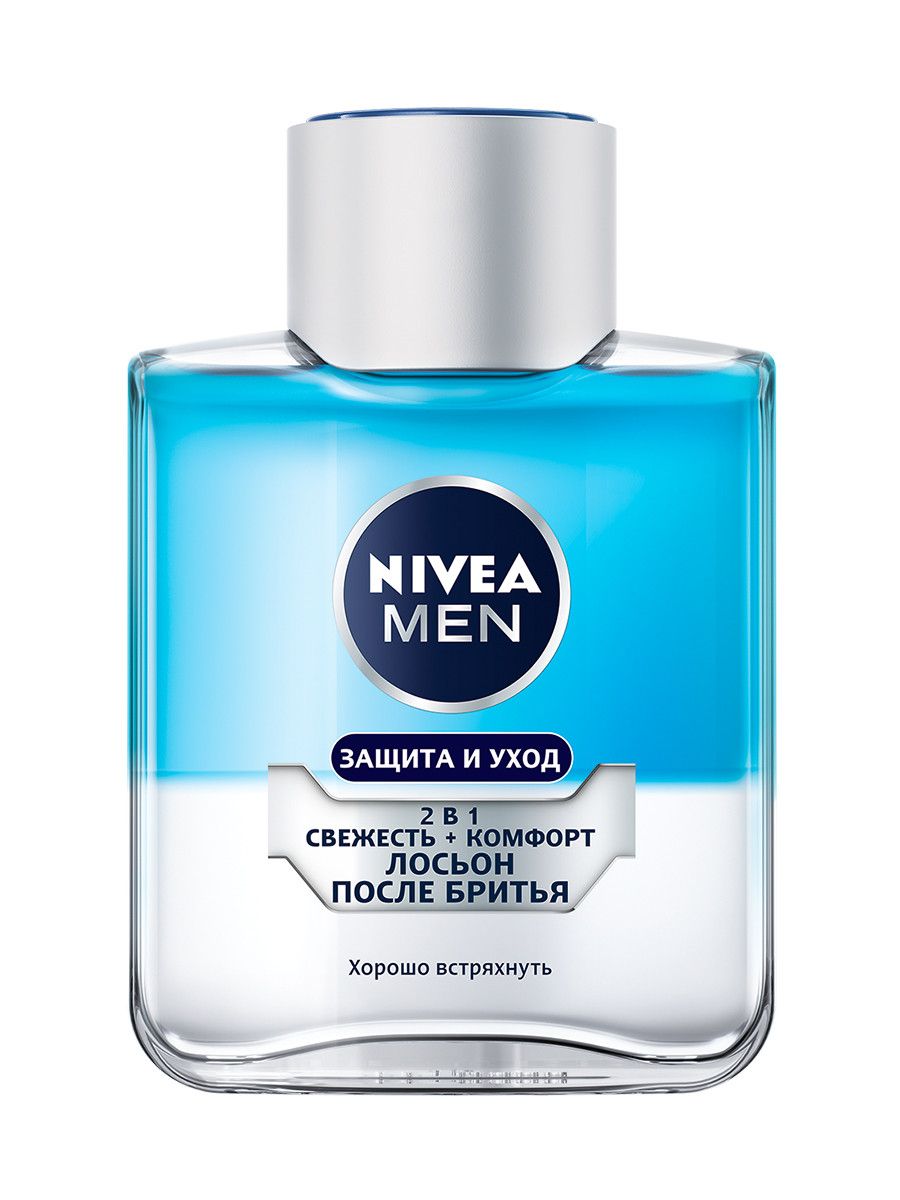 Лосьон после бритья NIVEA MEN 2в1 Защита и уход: свежесть + комфорт, 100 мл