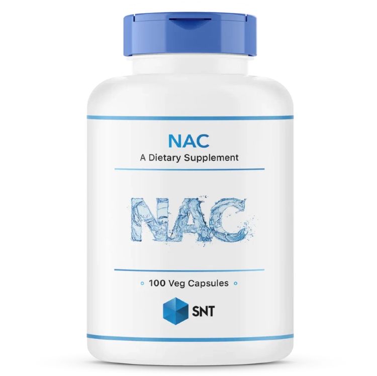 Антиоксиданты SNT NAC (N-Acetyl-Cysteine) 600 мг (100 вег.капс)