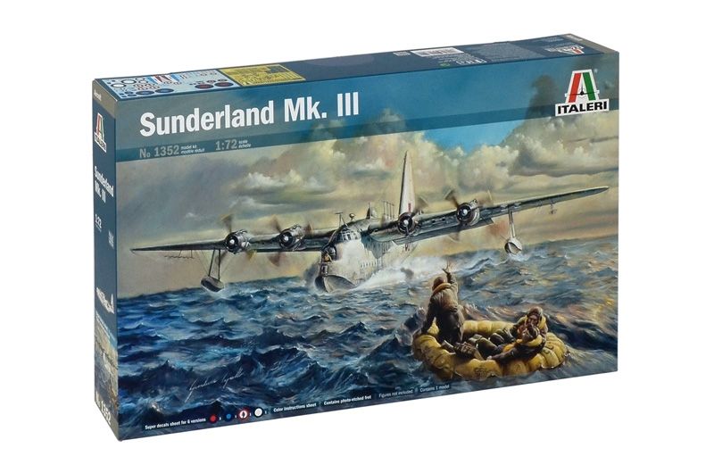 Сборная модель Italeri 1352ИТ Самолет Sunderland Mk.III