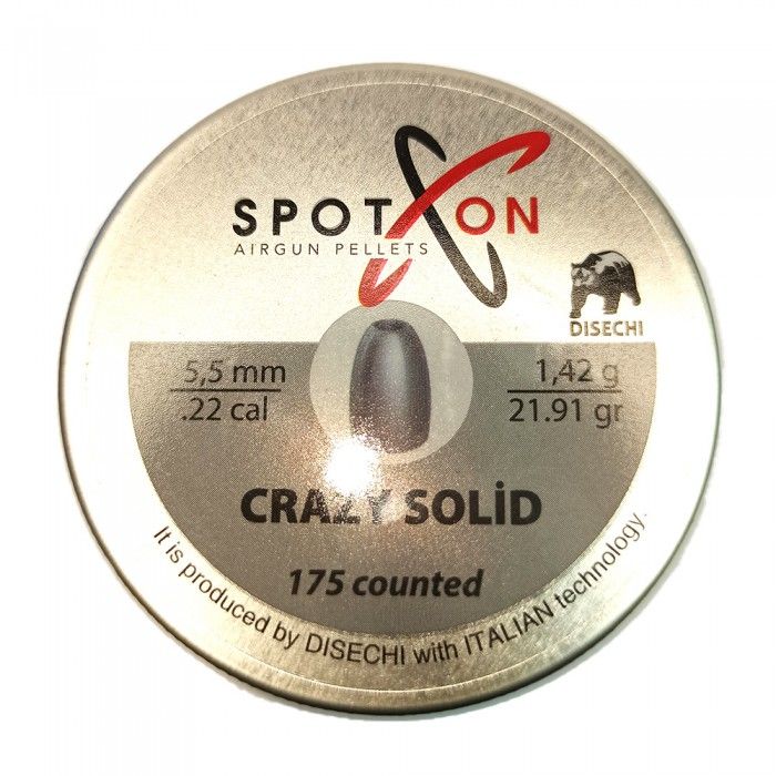 Пули SPOTON Crazy Solid 5,5 мм 1.42 г (175 шт)