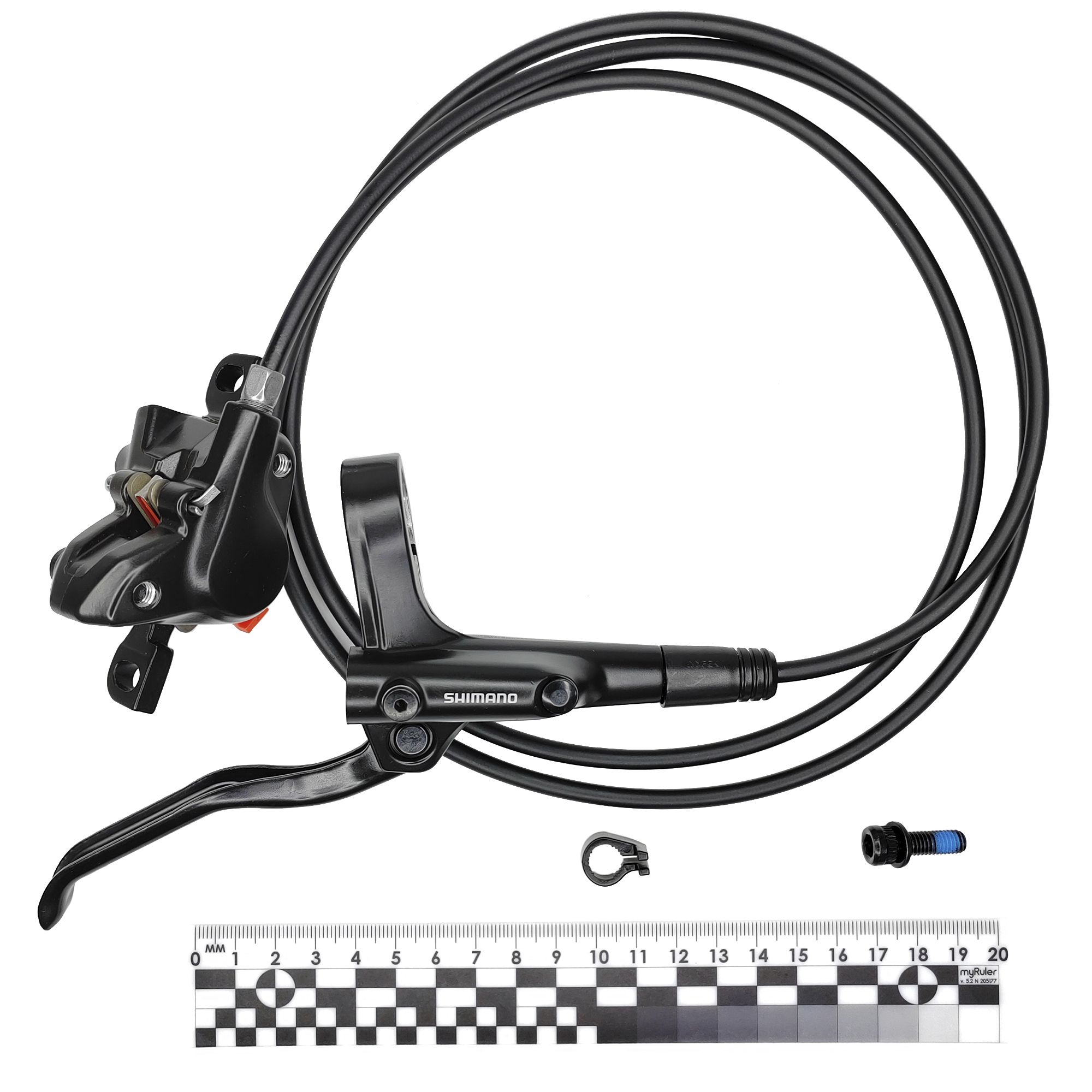 Shimano Гидравлические тормоза для велосипеда MT200 в сборе 170 см, задний — Товары для велоспорта