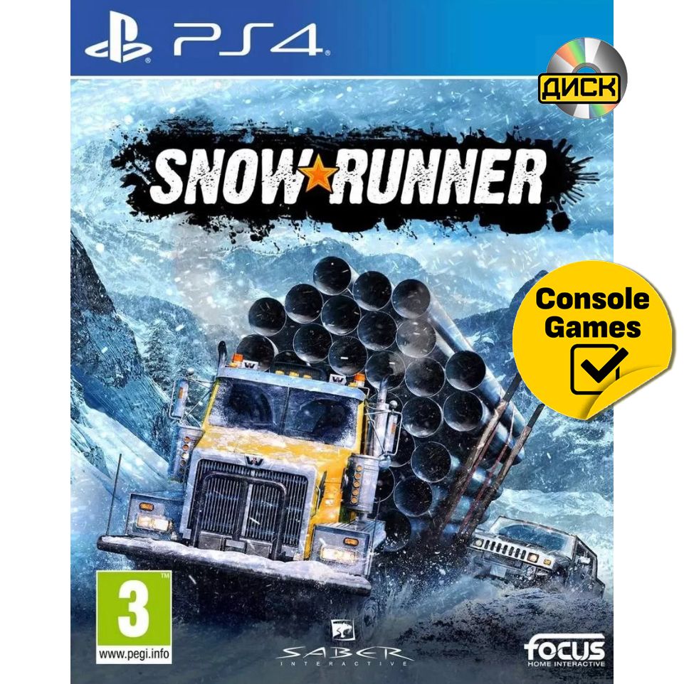 Игра PS4 Snow Runner (русские субтитры) (PlayStation 4, Русские субтитры)