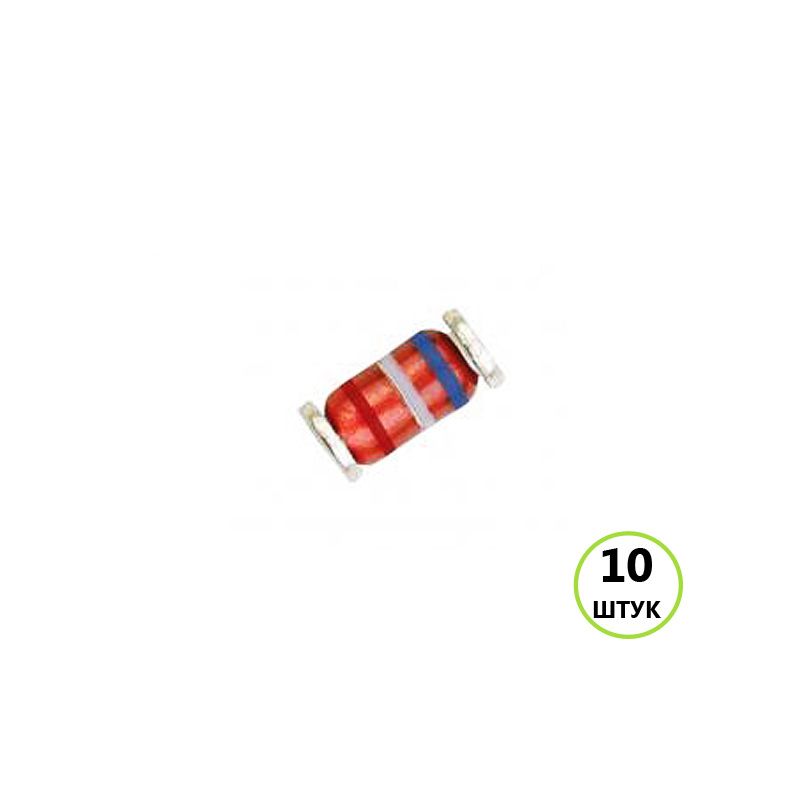 Стабилитрон ZMM8V2 для поверхностного монтажа - SMD Zener Diodes, 0.5W, 8.2V, SOD-80, 10 штук
