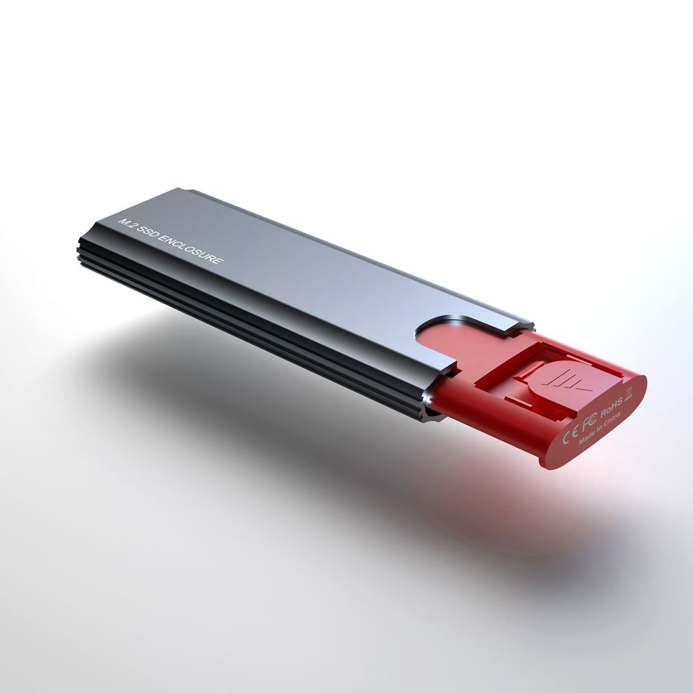 КорпусM2SSDM.2-USB3.1Gen210Гбит/сNVMeдляPCIEMKey/(B+M)KeyHardDisk,CaseOTG