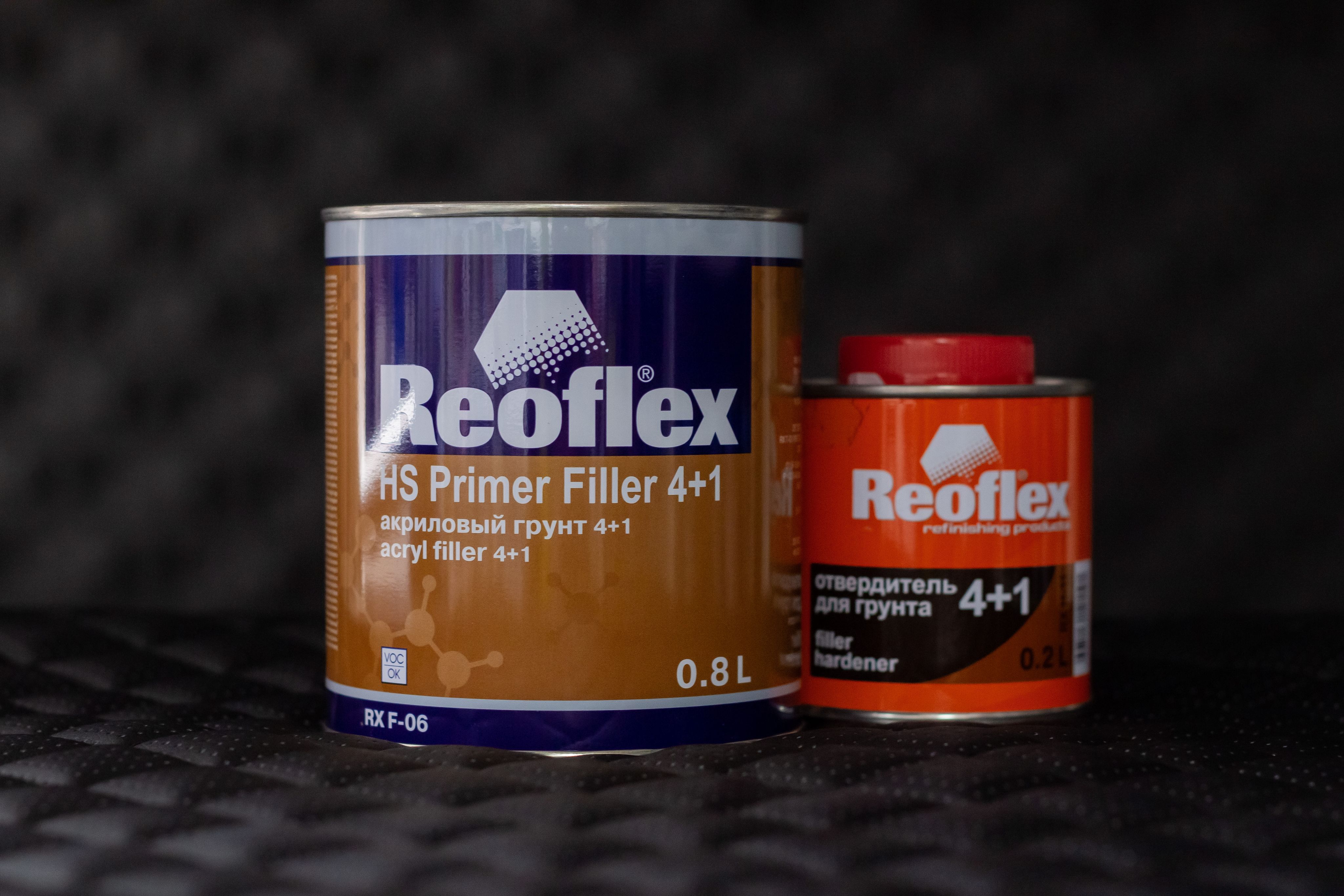 Reoflex логотип. Rxf06800 Reoflex грунт Reoflex акриловый 2-комп 4+1 0.8л серый без отвердителя. Автогрунт.