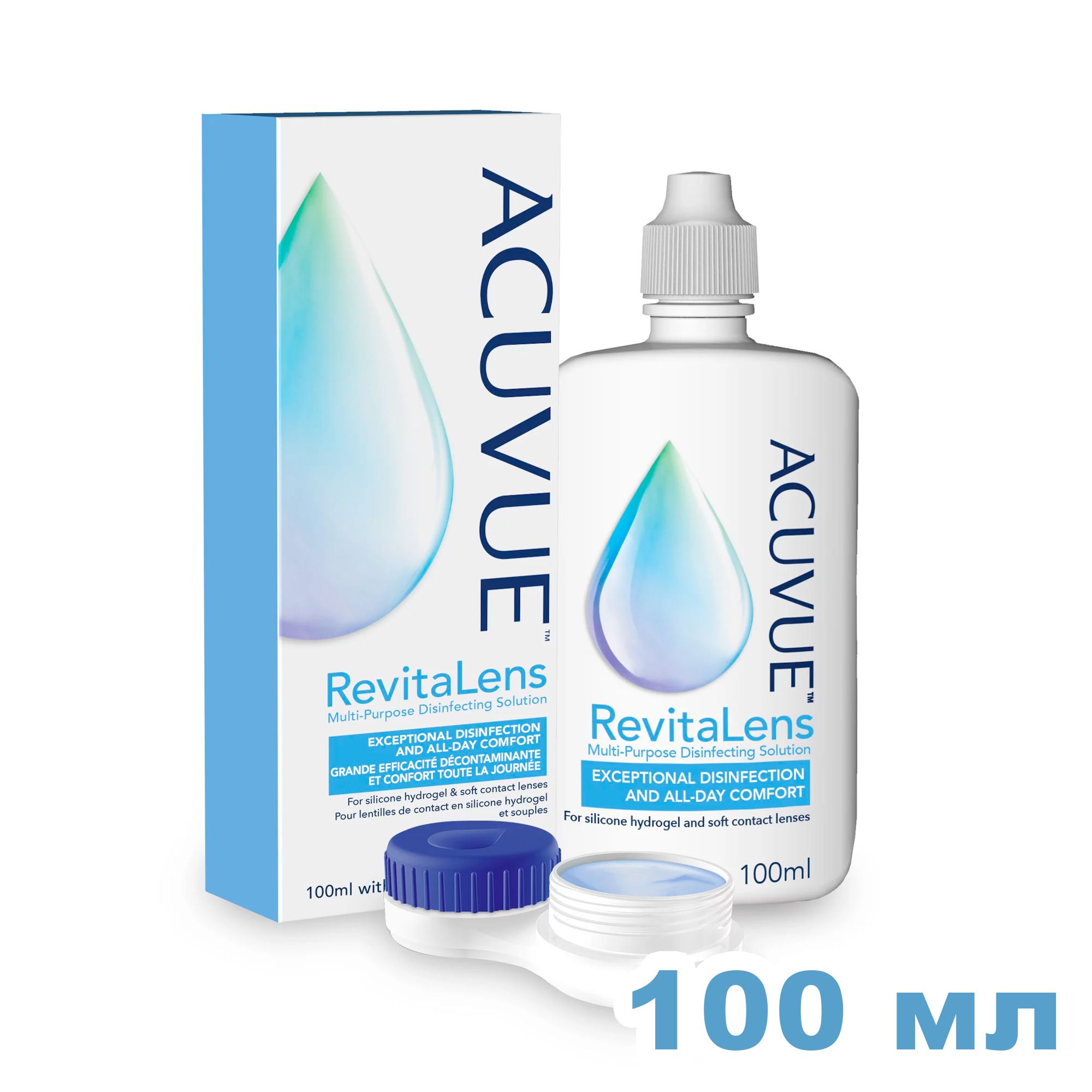 Раствор для линз сколько. Раствор Acuvue REVITALENS. Раствор для линз акувью. Акувью Ревиталенс раствор для линз 300. Acuvue REVITALENS 100ml.