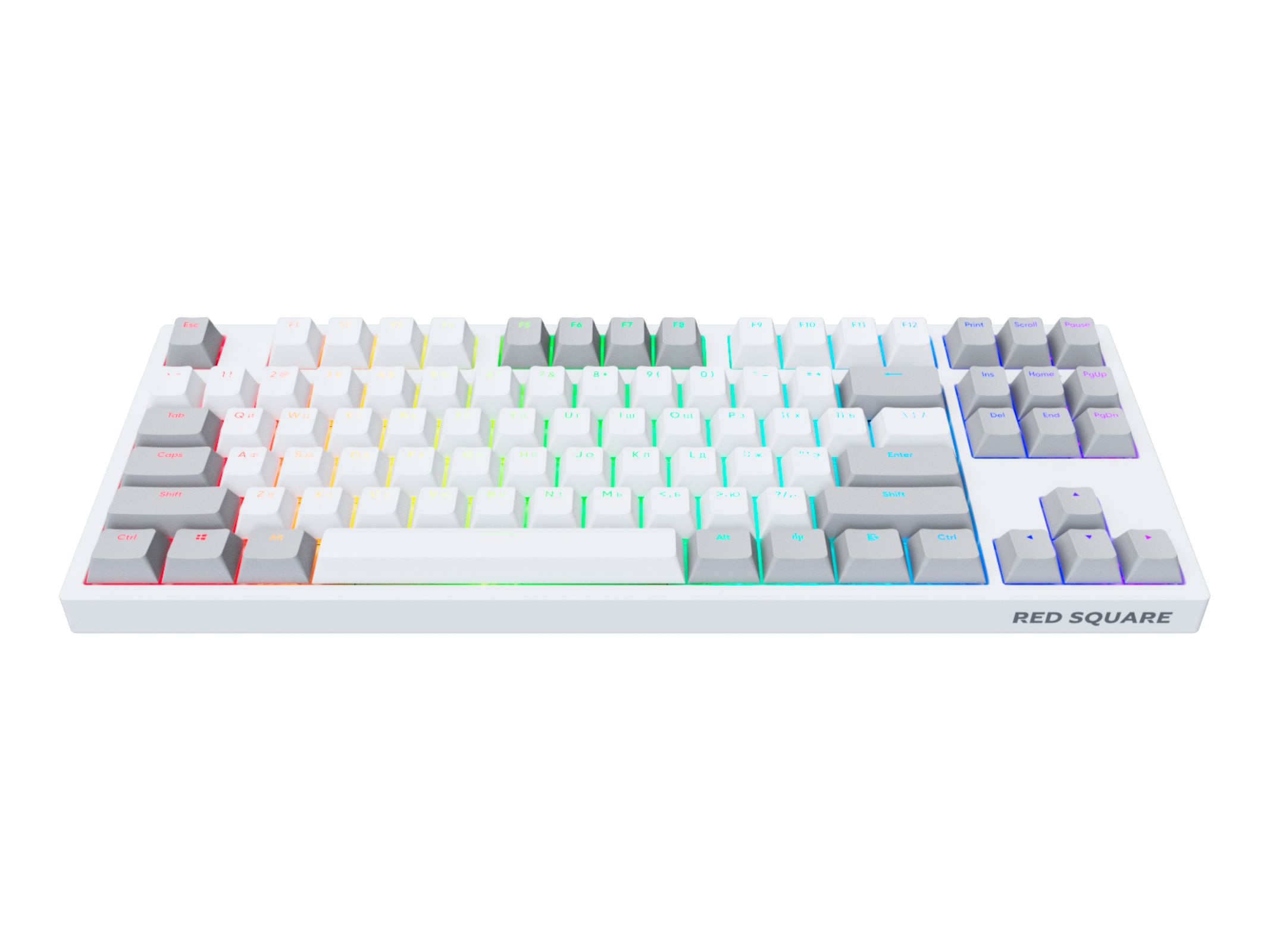 Red square keyrox tkl classic white