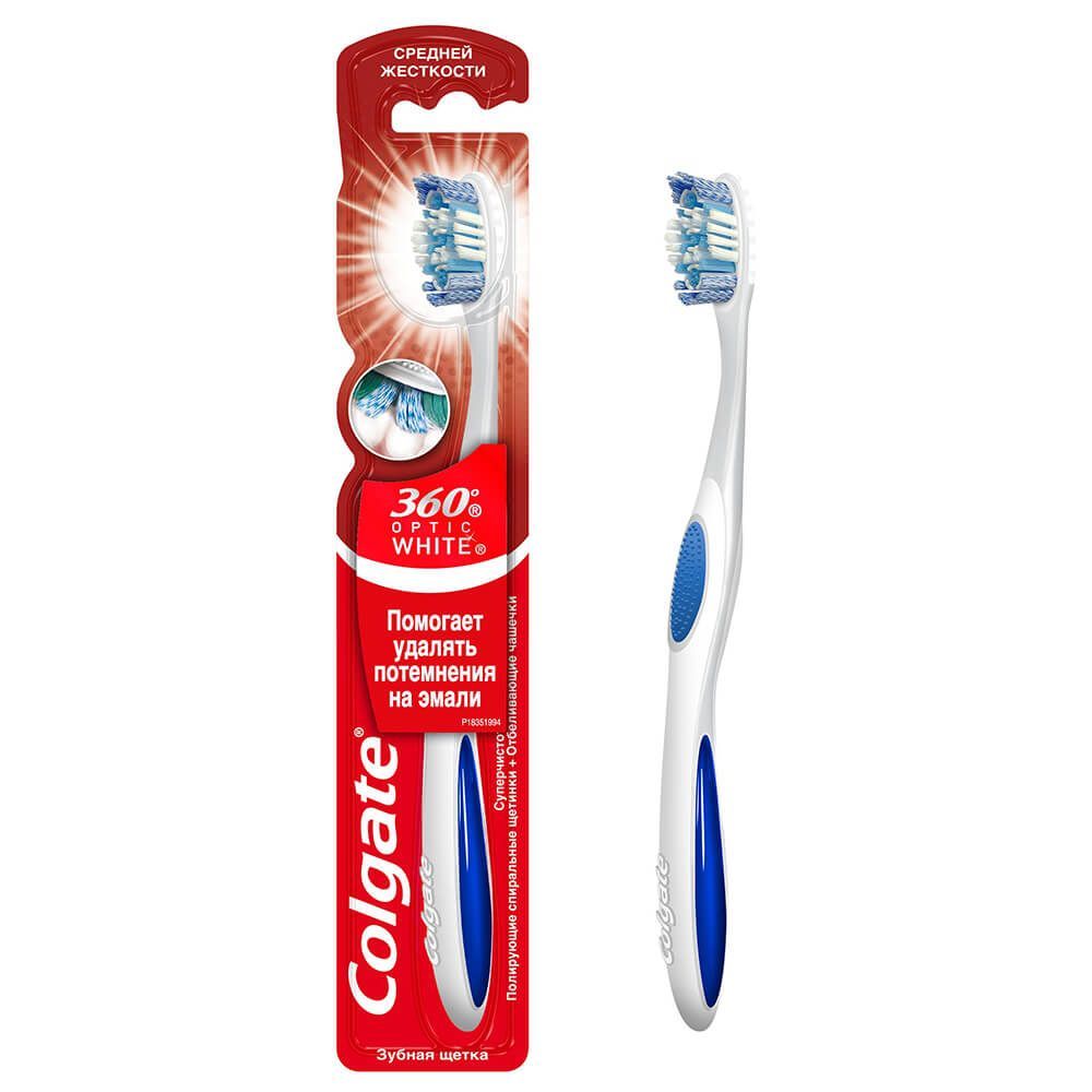 Зубные щетки white. Зубная щетка Colgate 360 Optic White. Электрическая зубная щетка Colgate 360 Optic White fcn10039. Зубная щетка Колгейт 360 средней жесткости. Щетка Colgate 360 Optic White электрическая.